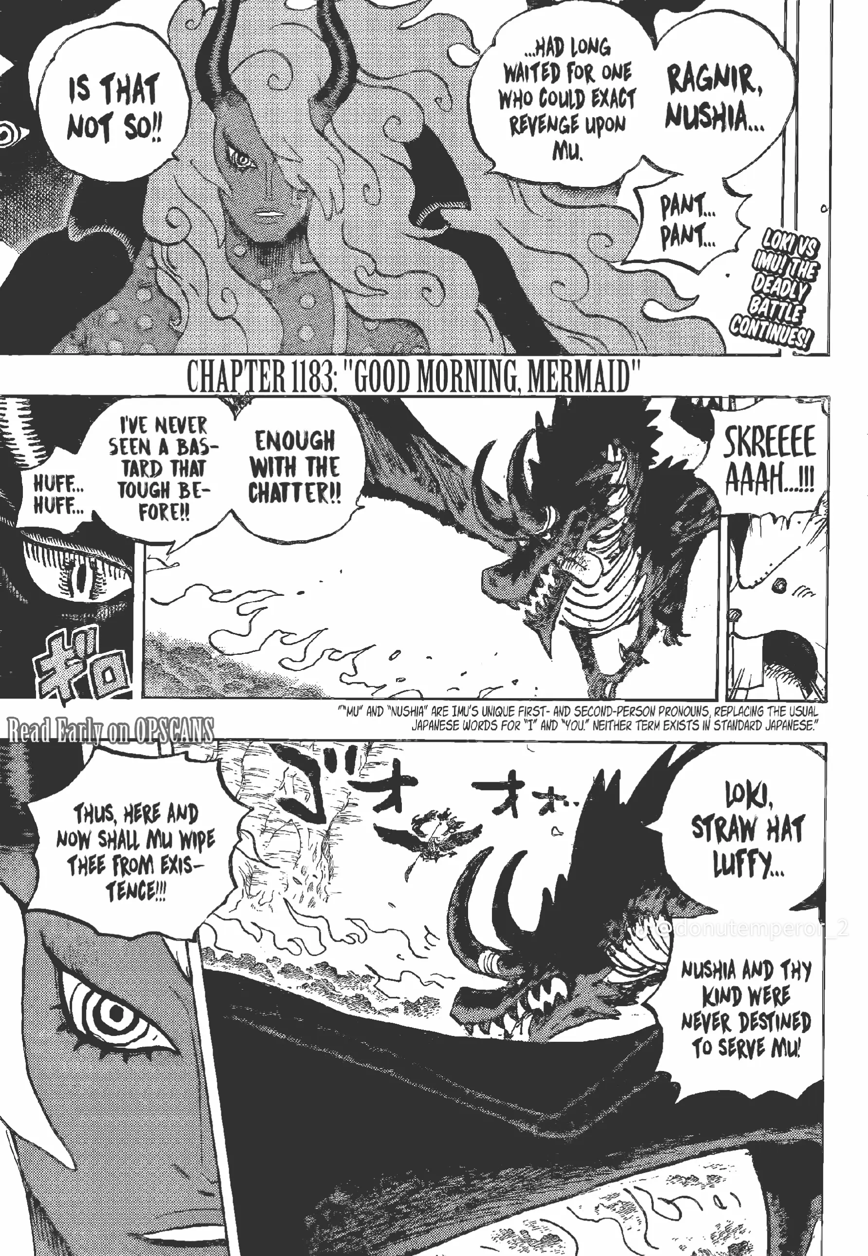 One Piece Manga - Chapter 1183 ENG - Page 1