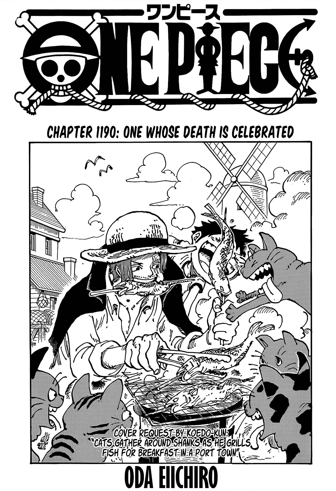 One Piece Manga - Chapter 1190 - Page 1