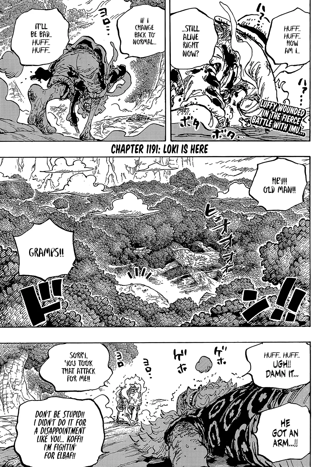 One Piece Manga - Chapter 1191 - Page 1