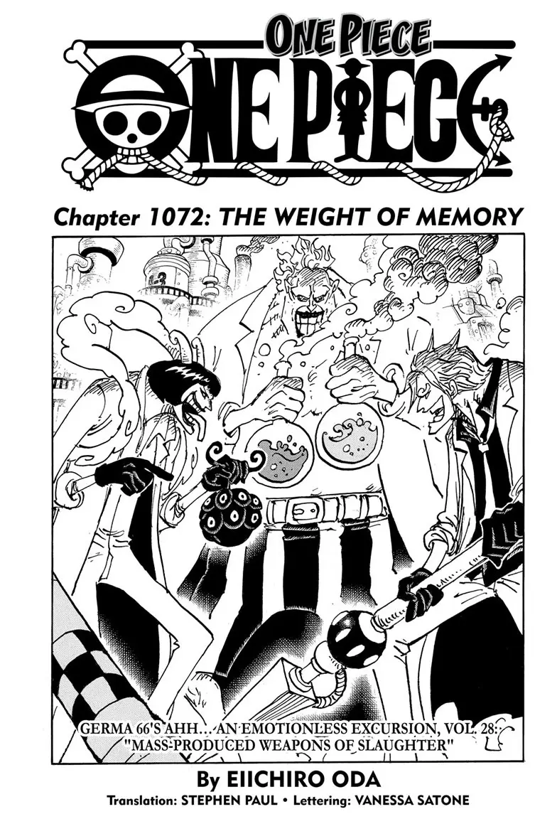One Piece Manga - Chapter 1072 - Page 1