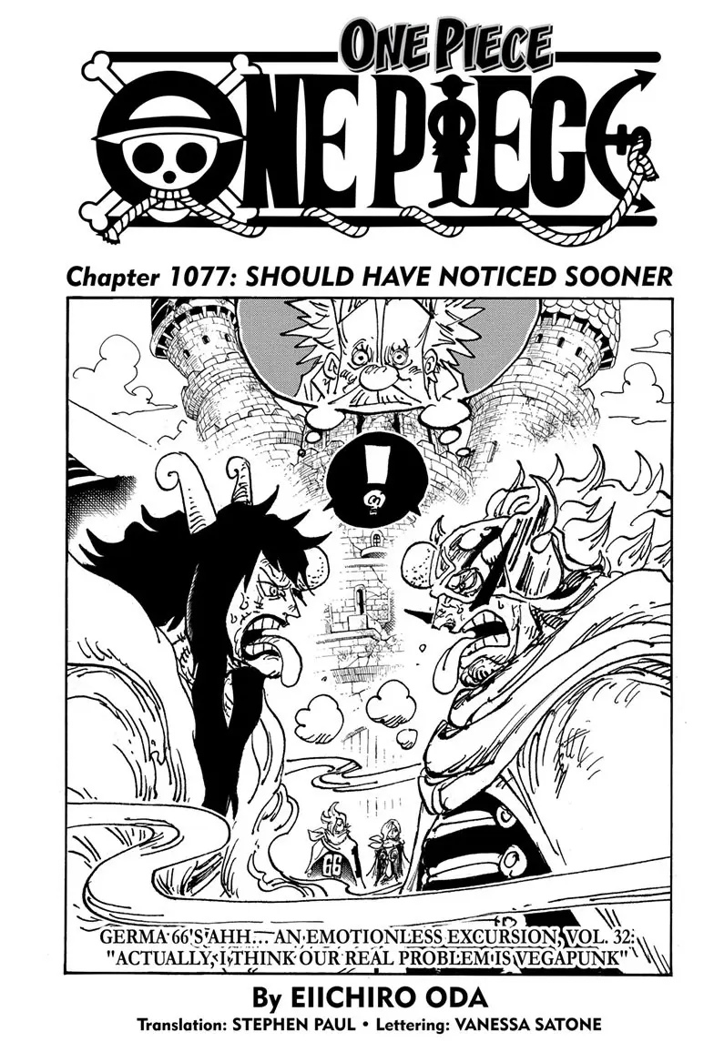 One Piece Manga - Chapter 1077 - Page 1