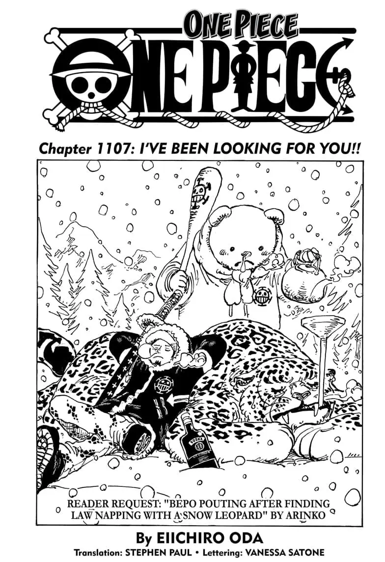 One Piece Manga - Chapter 1107 - Page 1