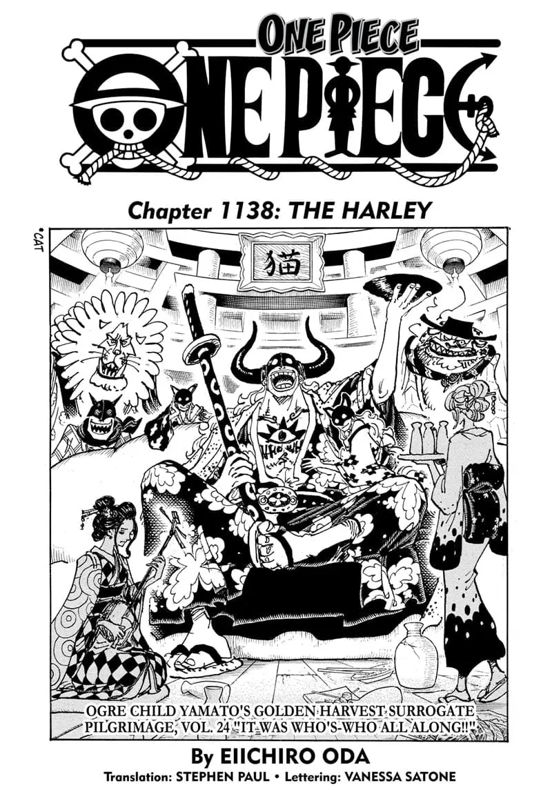 One Piece Manga - Chapter 1138 - Page 1