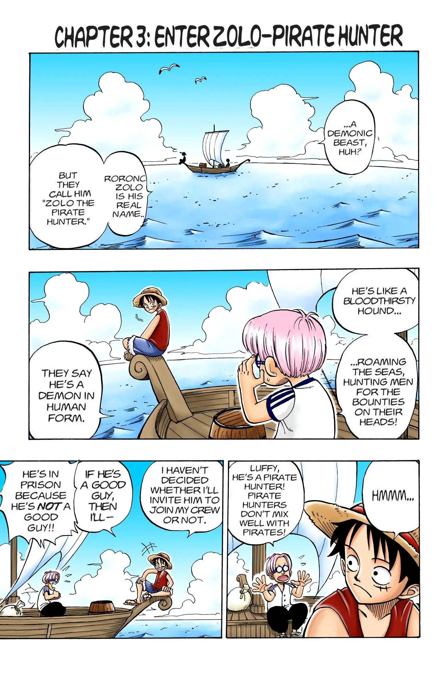 One Piece Colored - Chapter 3 - Page 1