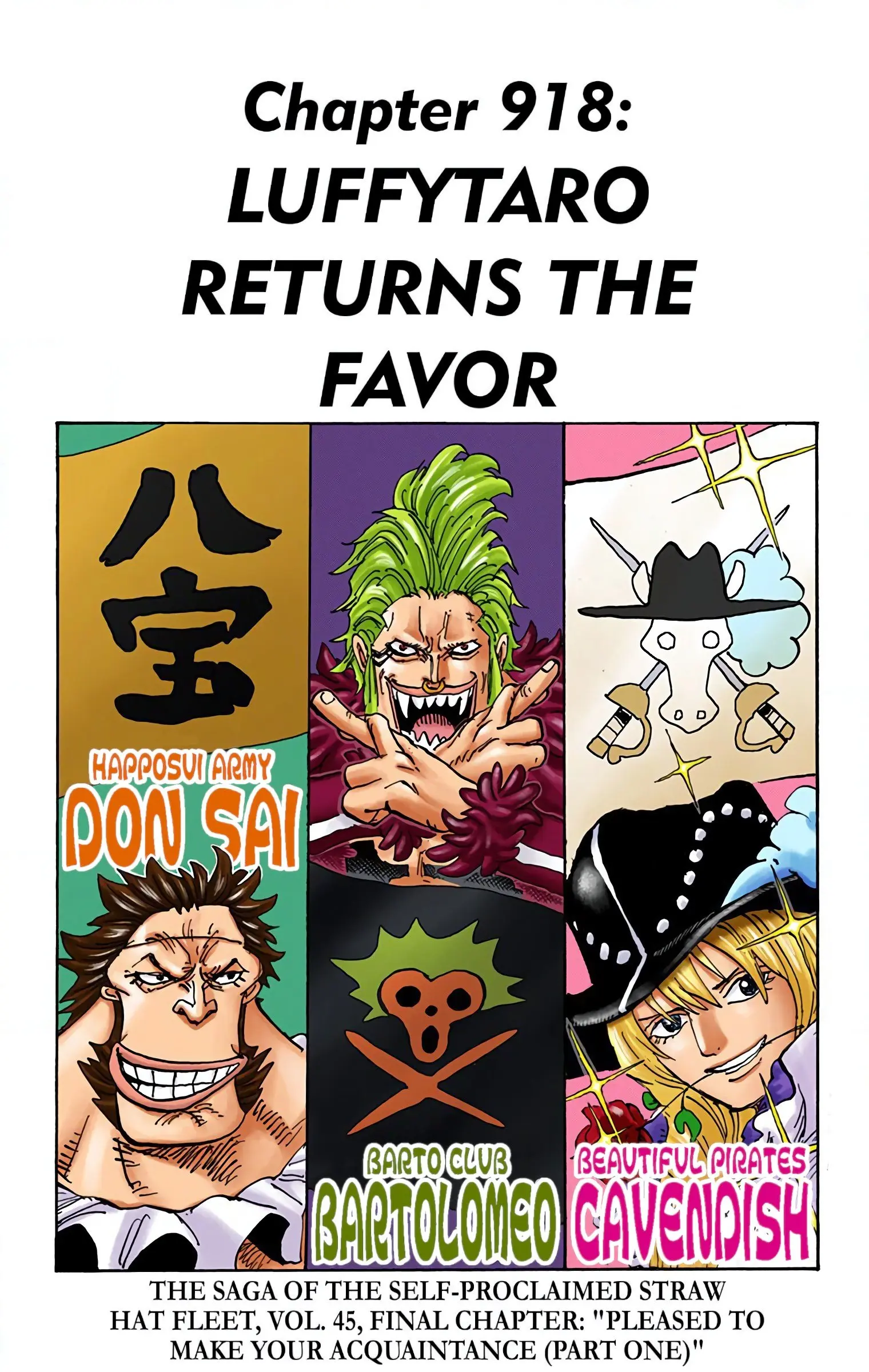 One Piece Colored - Chapter 918 - Page 1