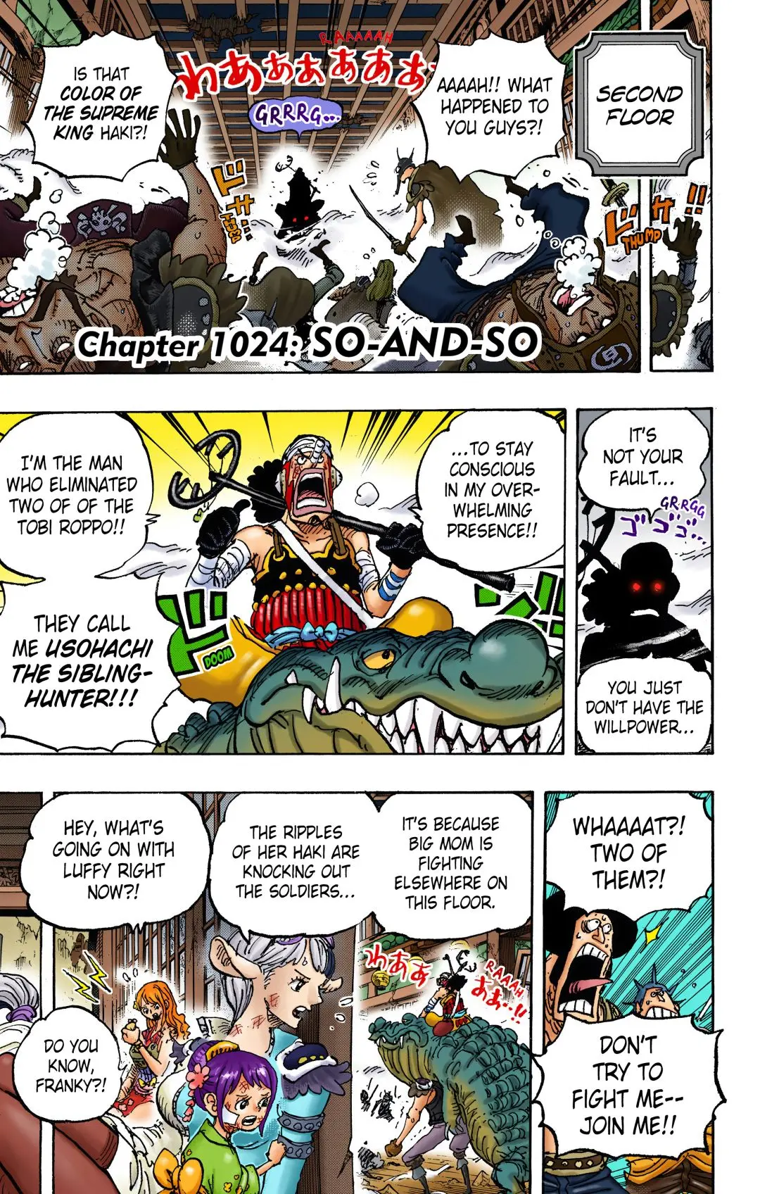 One Piece Colored - Chapter 1024 - Page 1