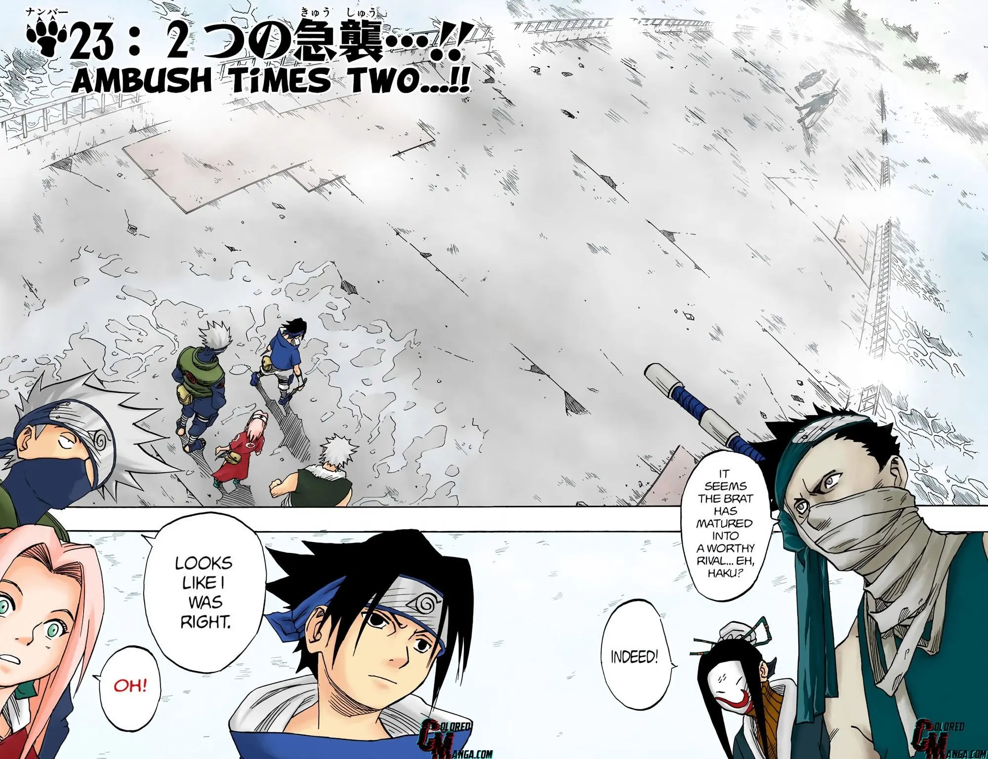 Naruto Colored Manga Online - Chapter 23 - Page 1