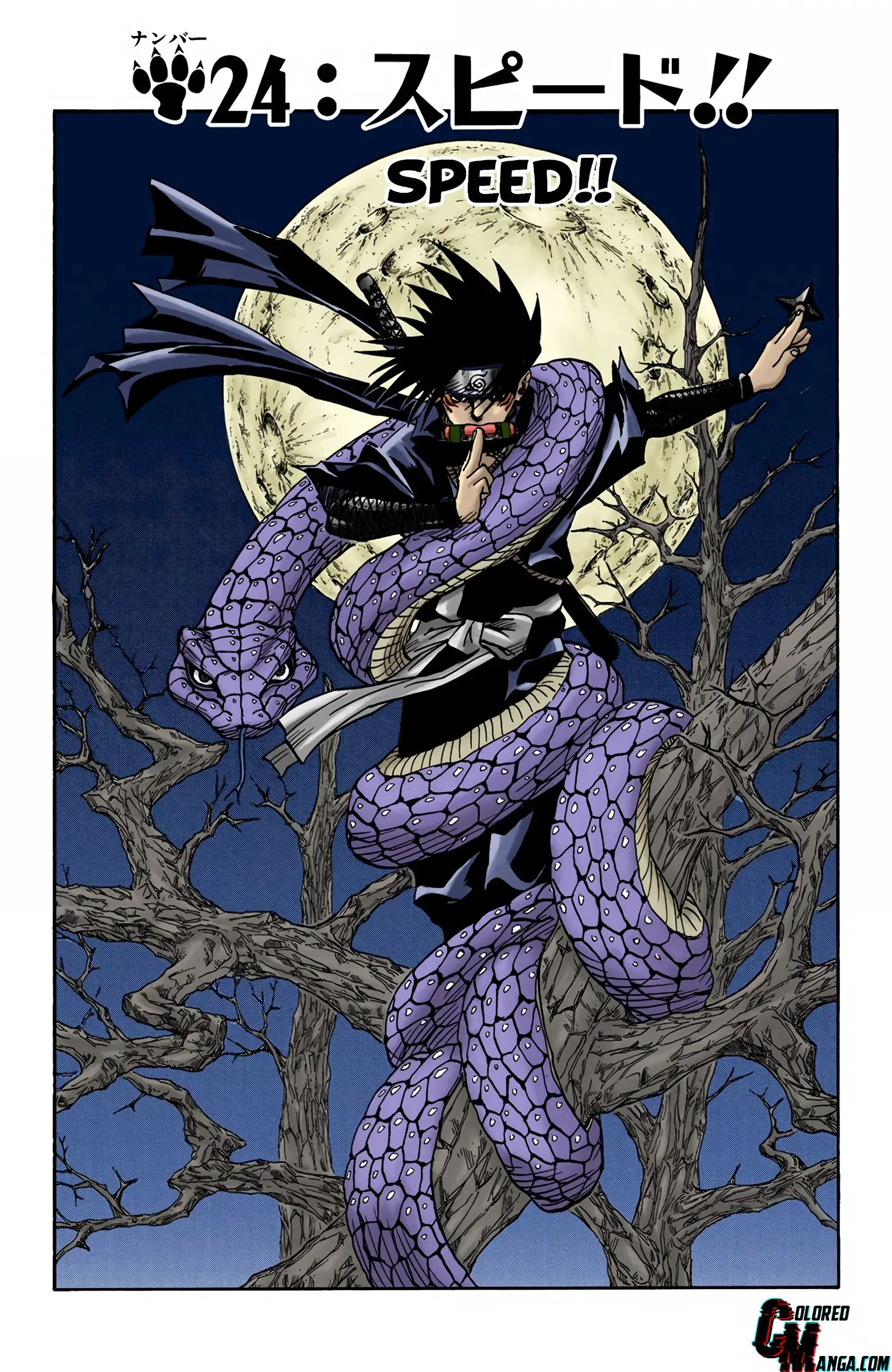 Naruto Colored Manga Online - Chapter 24 - Page 1