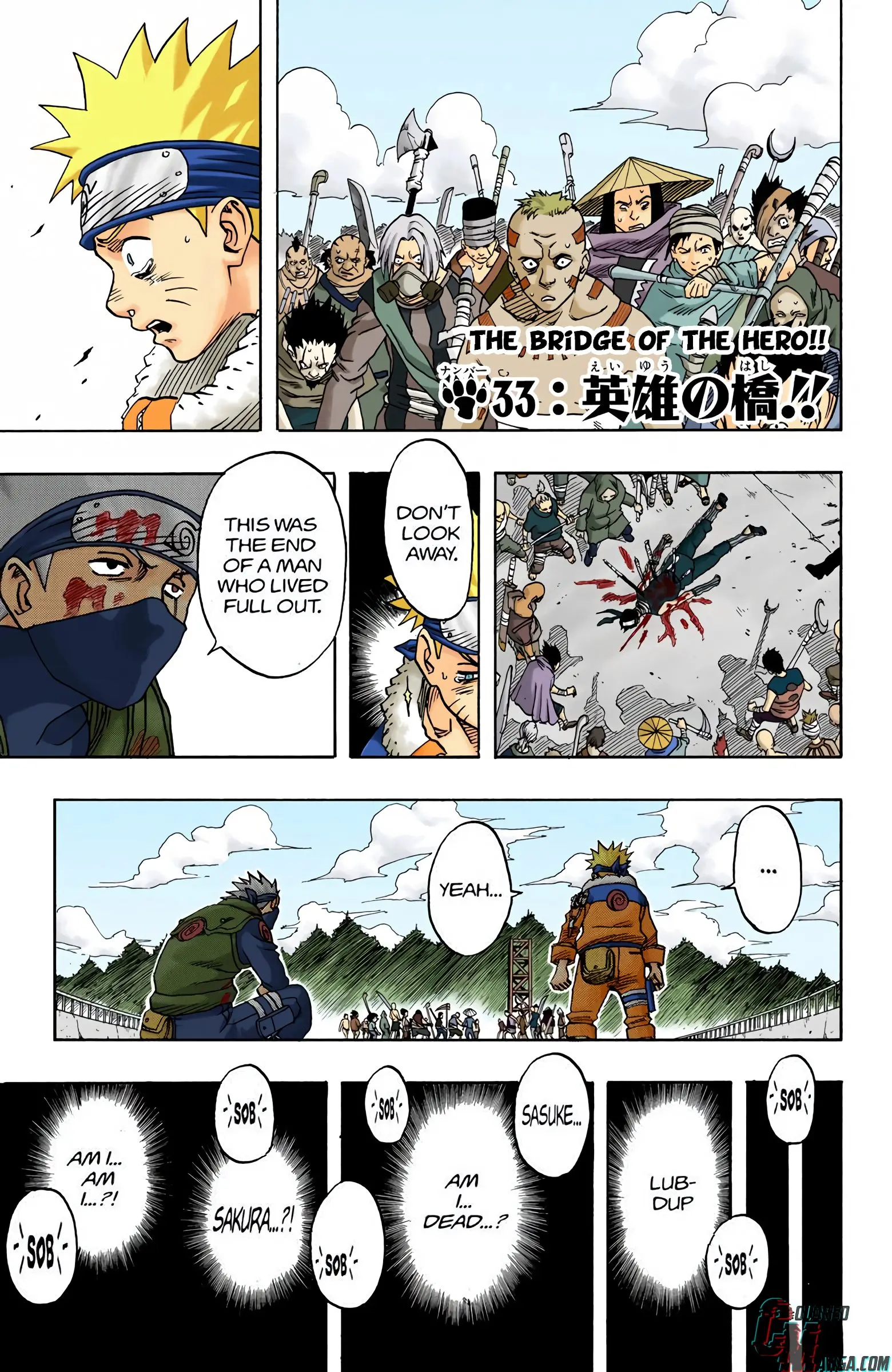 Naruto Colored Manga Online - Chapter 33 - Page 1