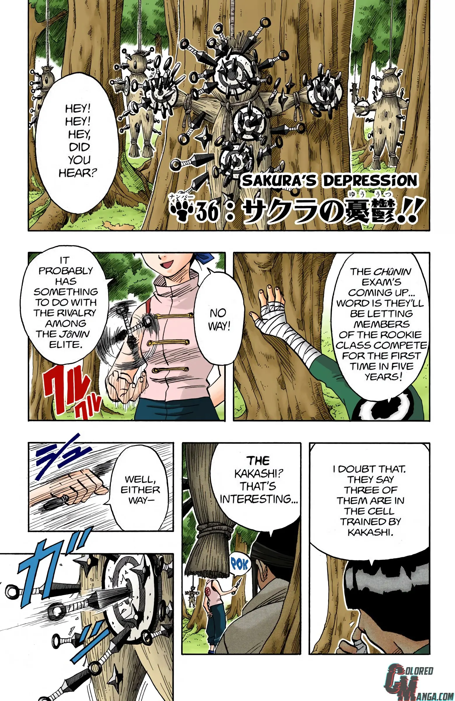 Naruto Colored Manga Online - Chapter 36 - Page 1