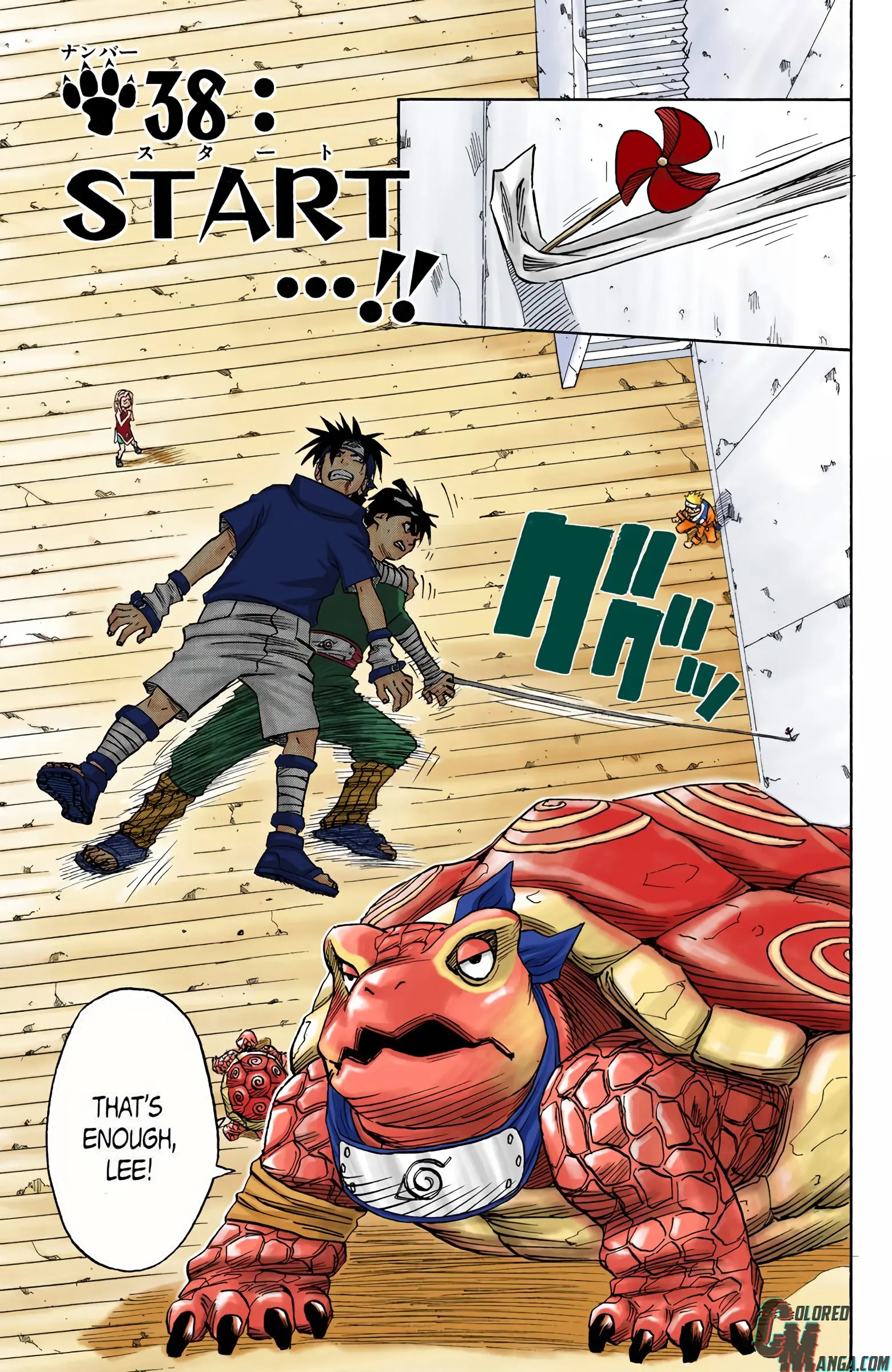 Naruto Colored Manga Online - Chapter 38 - Page 1