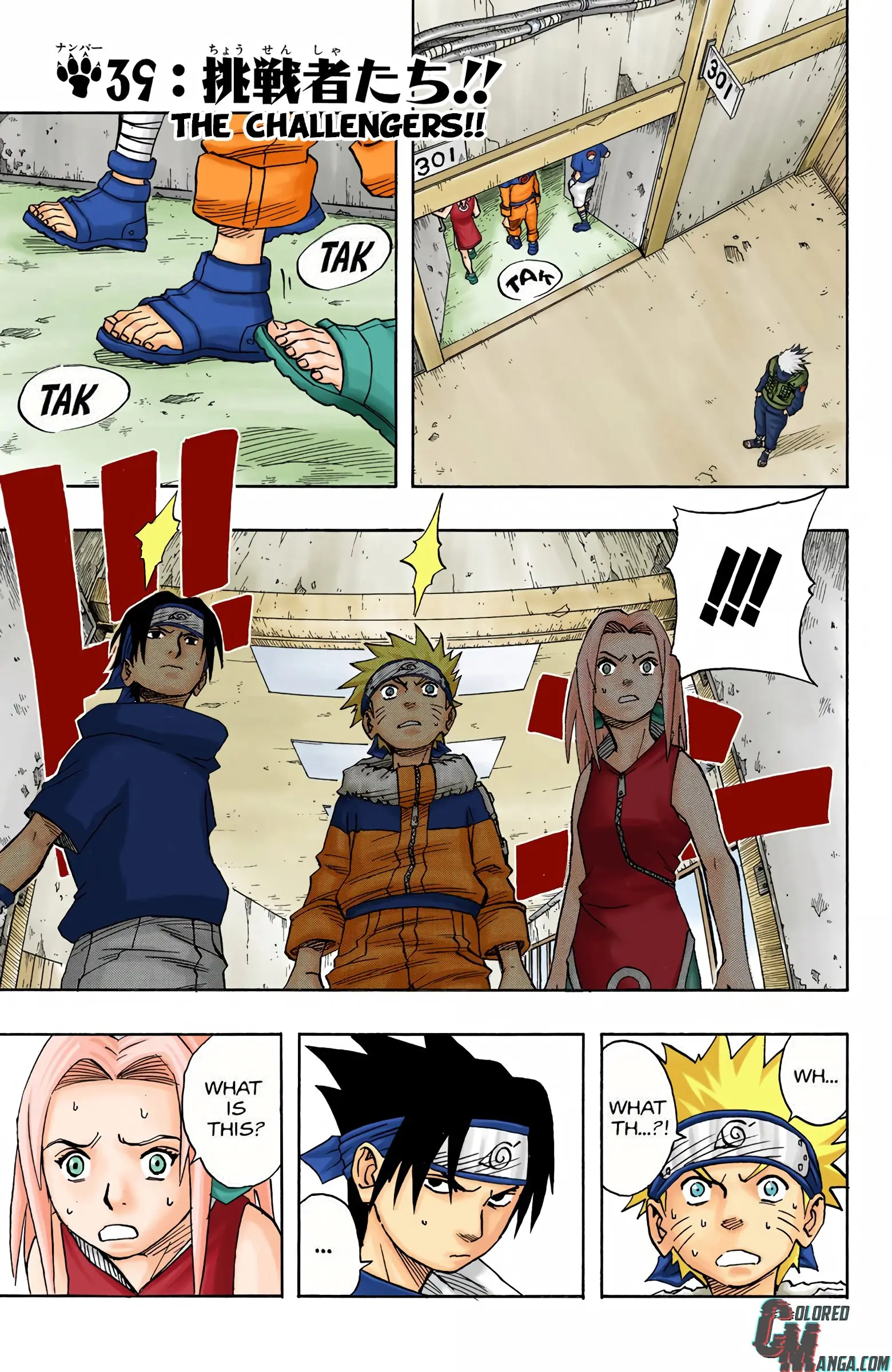 Naruto Colored Manga Online - Chapter 39 - Page 1