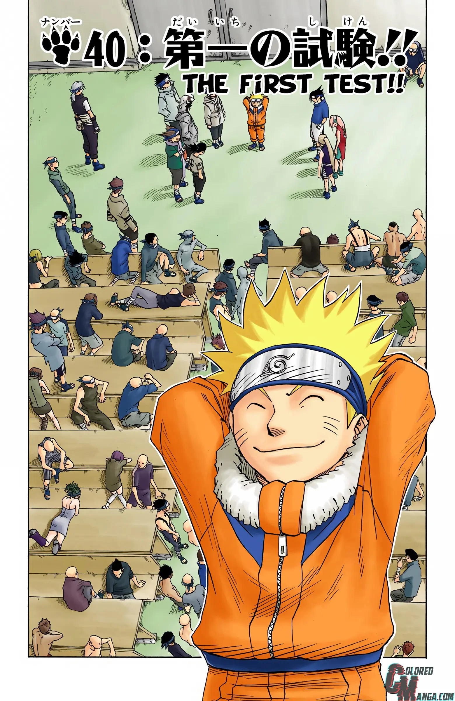 Naruto Colored Manga Online - Chapter 40 - Page 1