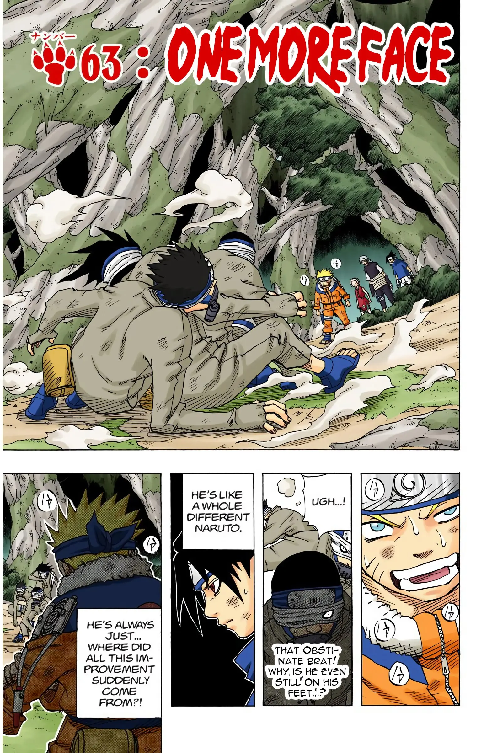 Naruto Colored Manga Online - Chapter 63 - Page 1