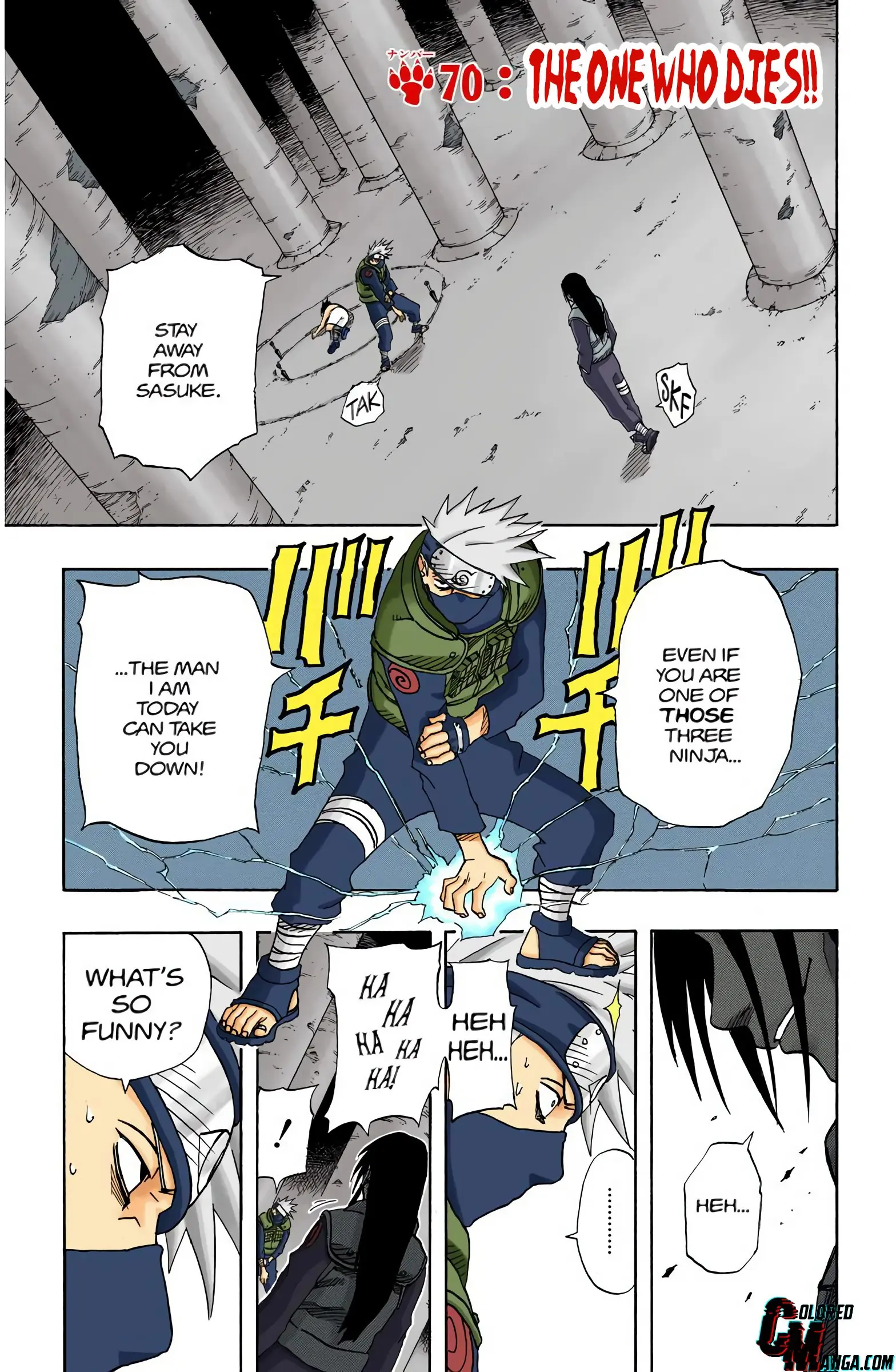 Naruto Colored Manga Online - Chapter 70 - Page 1