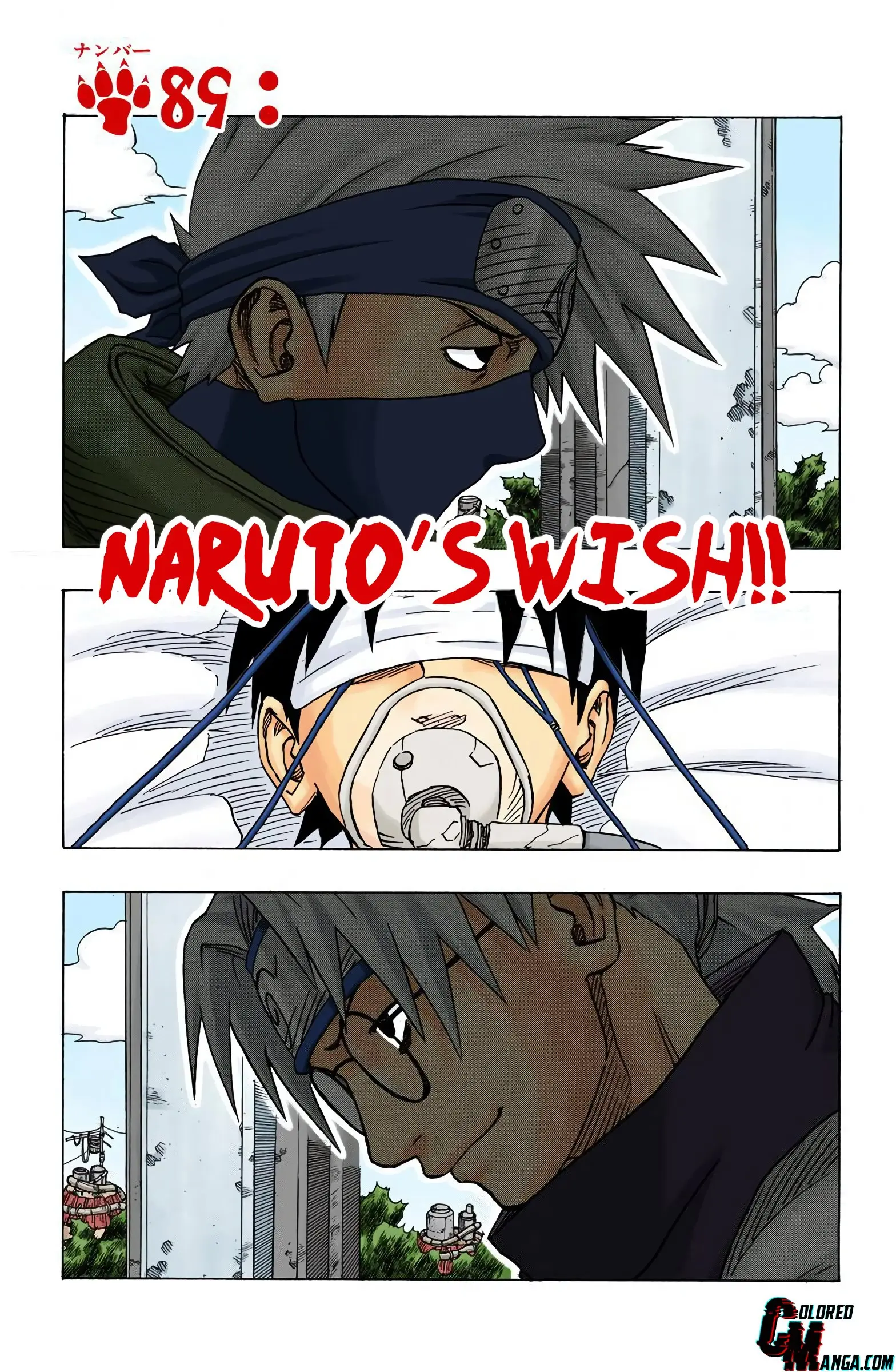 Naruto Colored Manga Online - Chapter 89 - Page 1