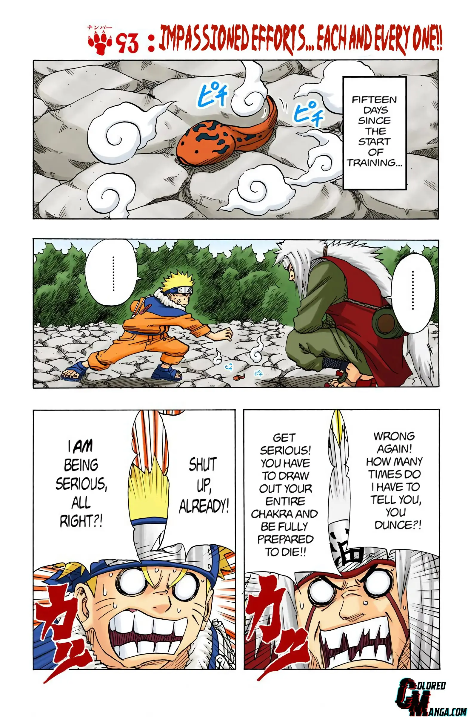 Naruto Colored Manga Online - Chapter 93 - Page 1