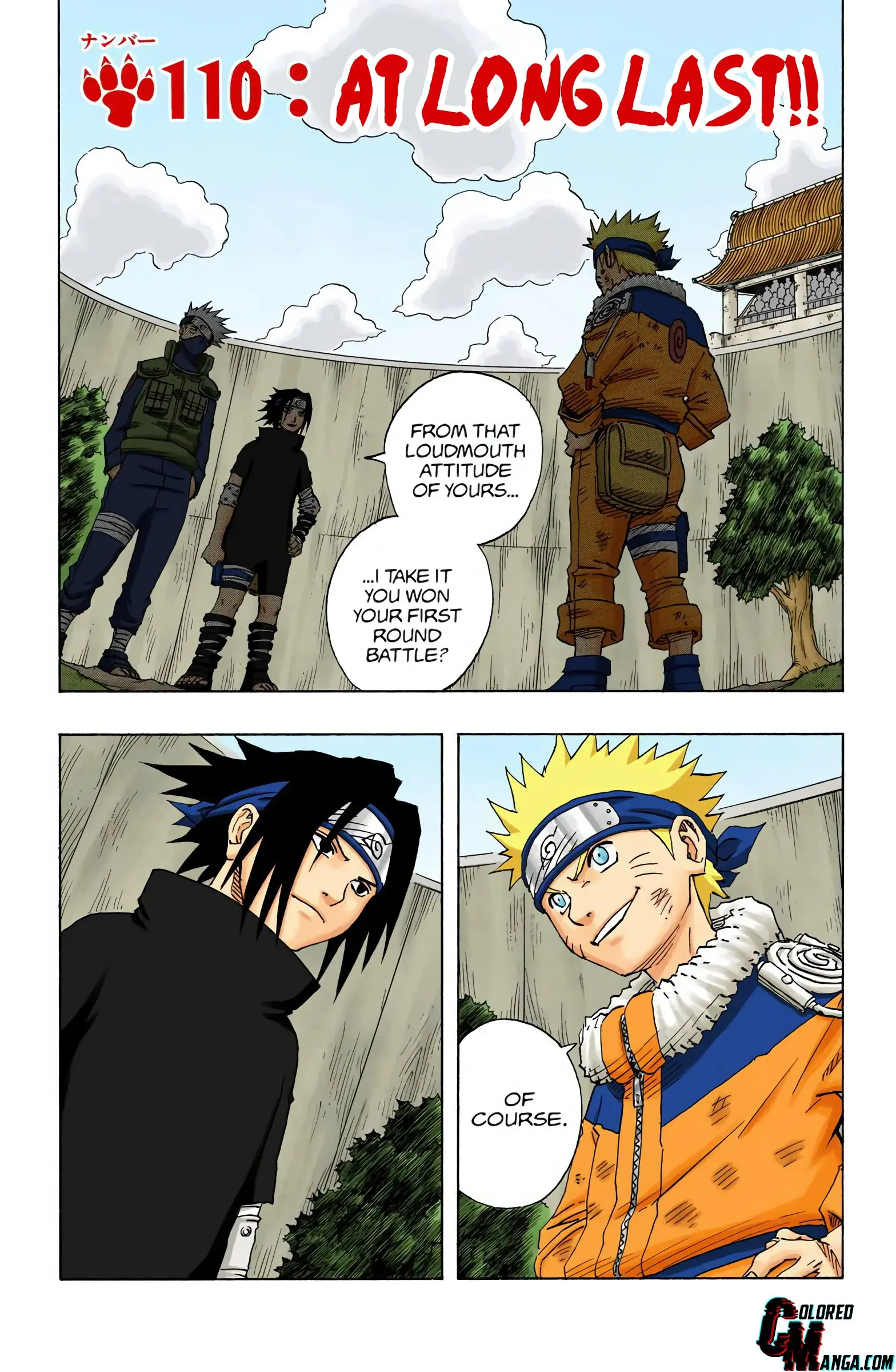 Naruto Colored Manga Online - Chapter 110 - Page 1