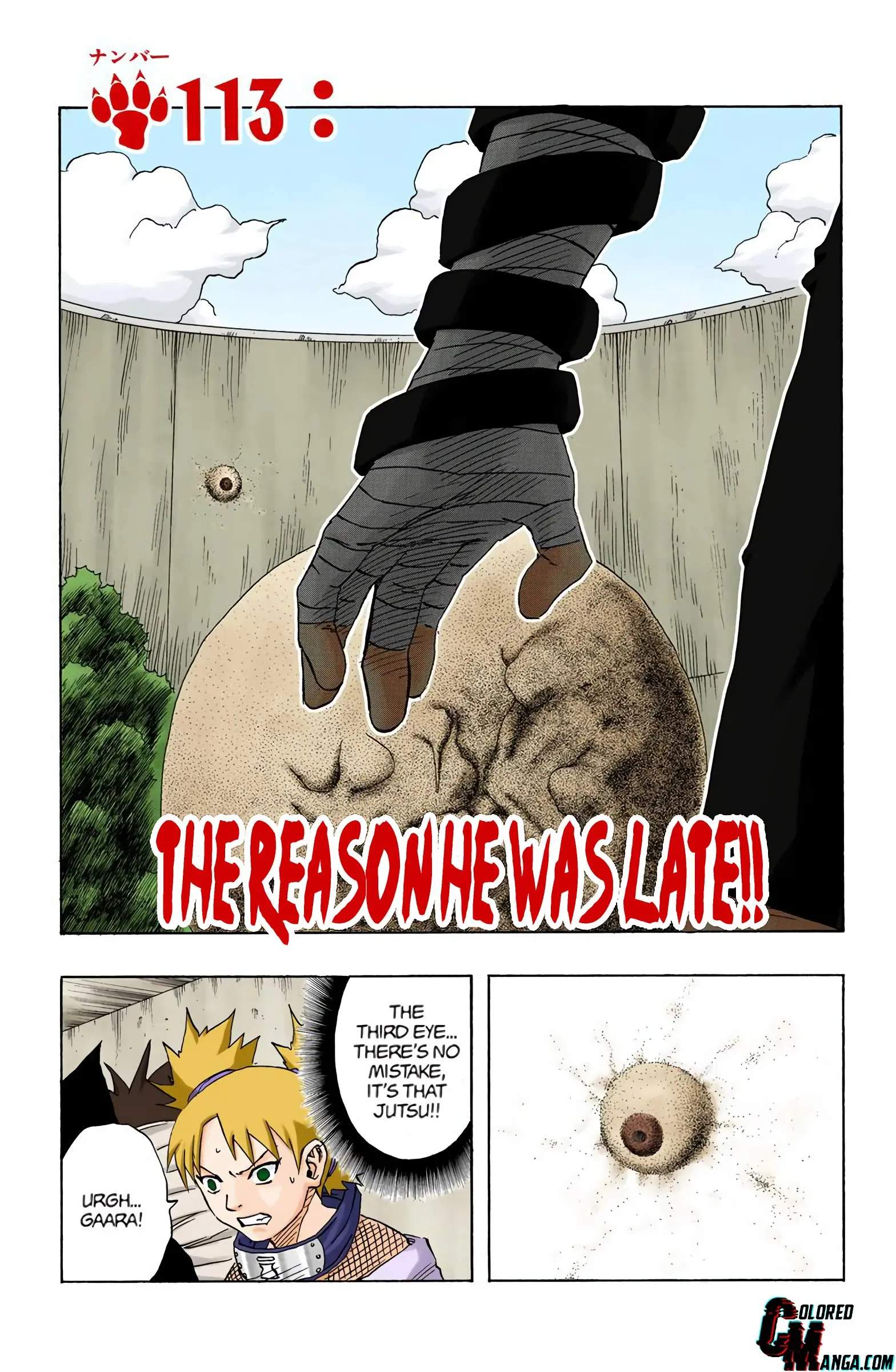 Naruto Colored Manga Online - Chapter 113 - Page 1