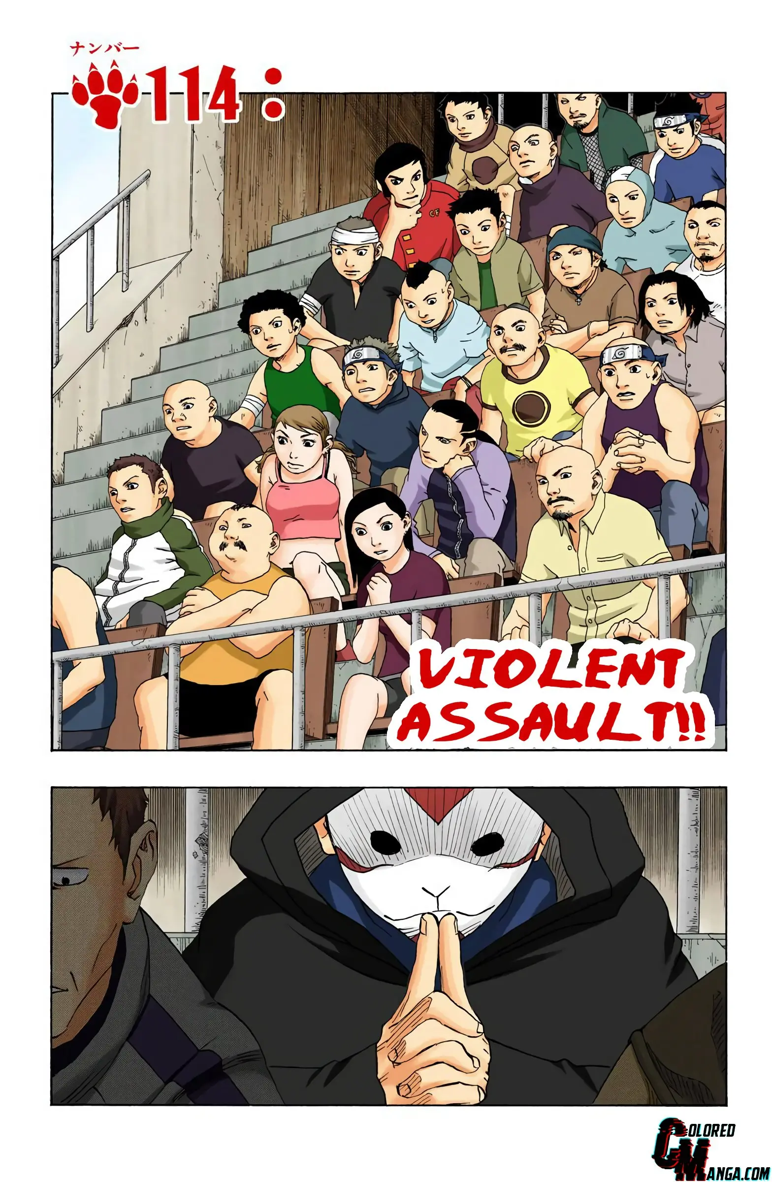 Naruto Colored Manga Online - Chapter 114 - Page 1