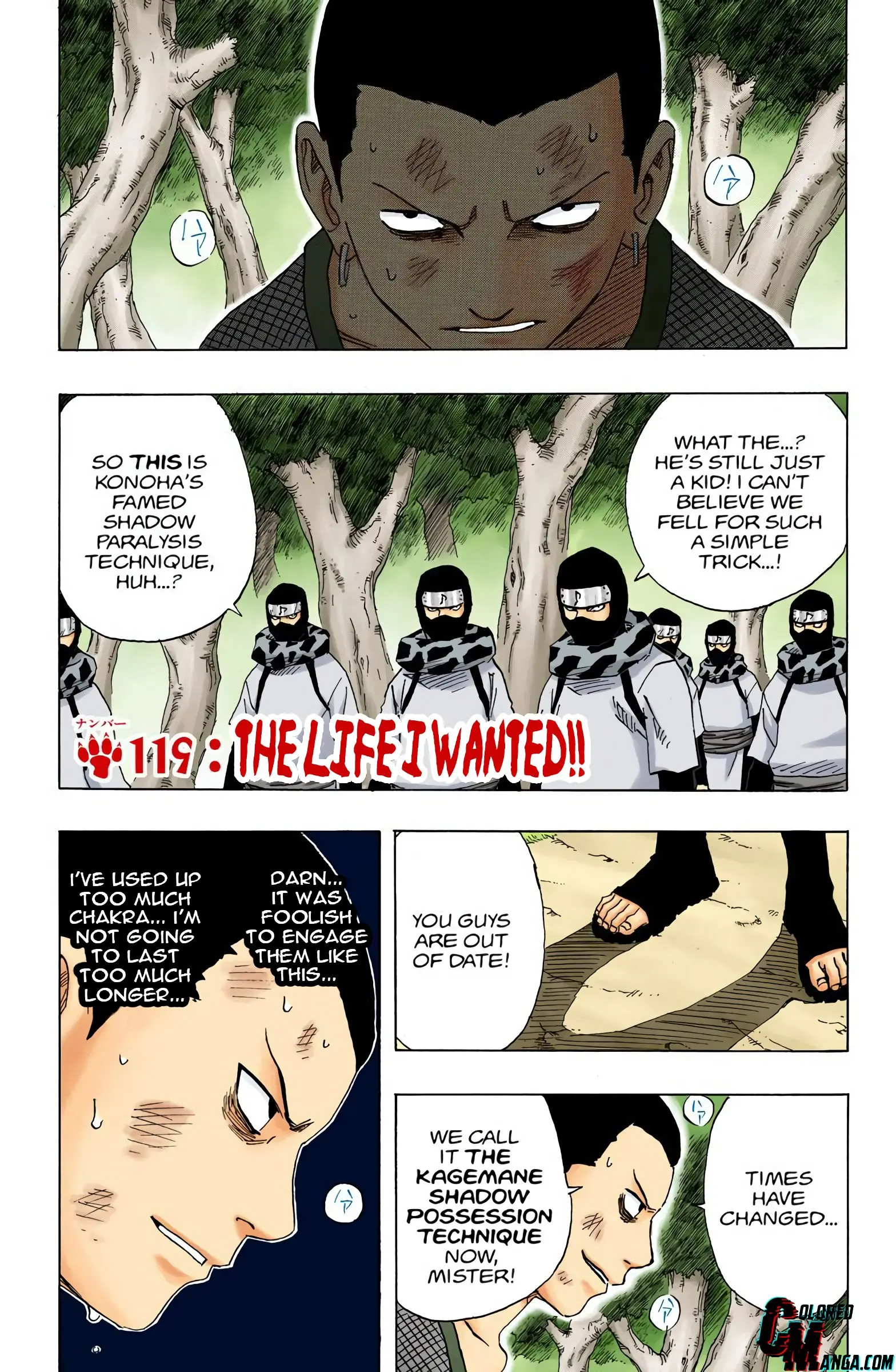 Naruto Colored Manga Online - Chapter 119 - Page 1