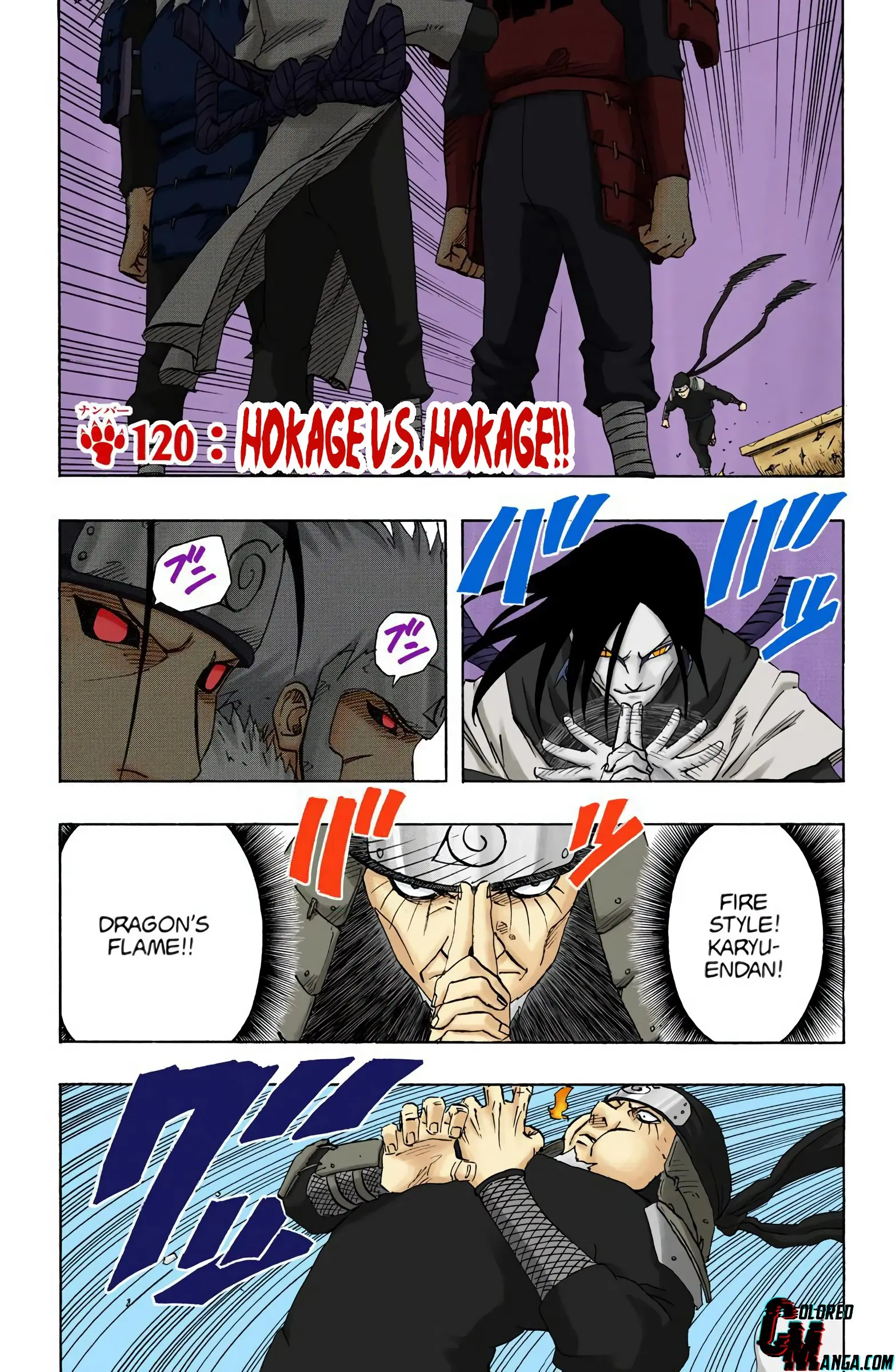 Naruto Colored Manga Online - Chapter 120 - Page 1