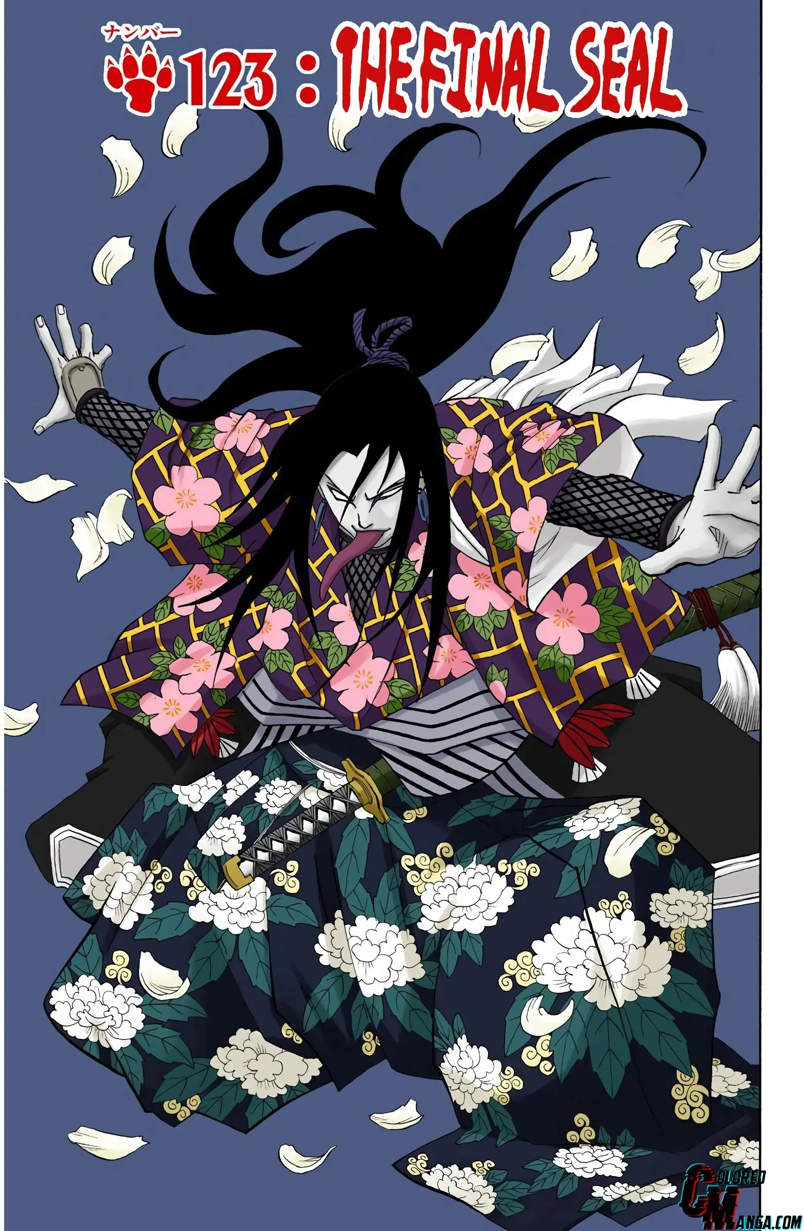 Naruto Colored Manga Online - Chapter 123 - Page 1
