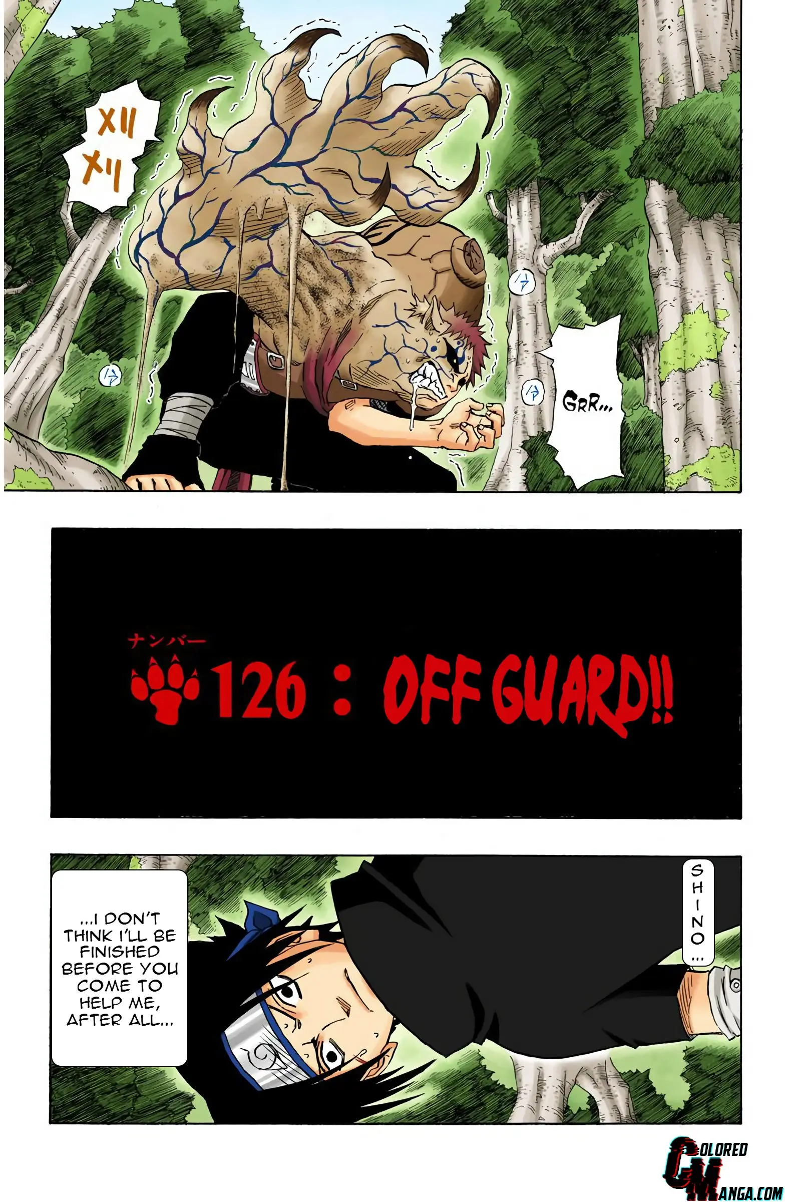 Naruto Colored Manga Online - Chapter 126 - Page 1