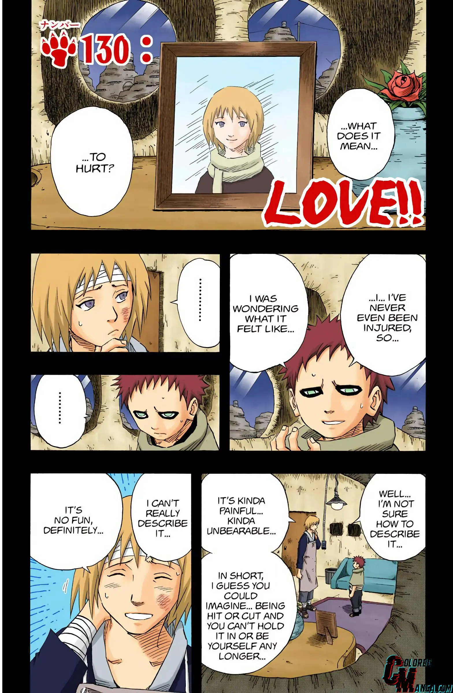 Naruto Colored Manga Online - Chapter 130 - Page 1