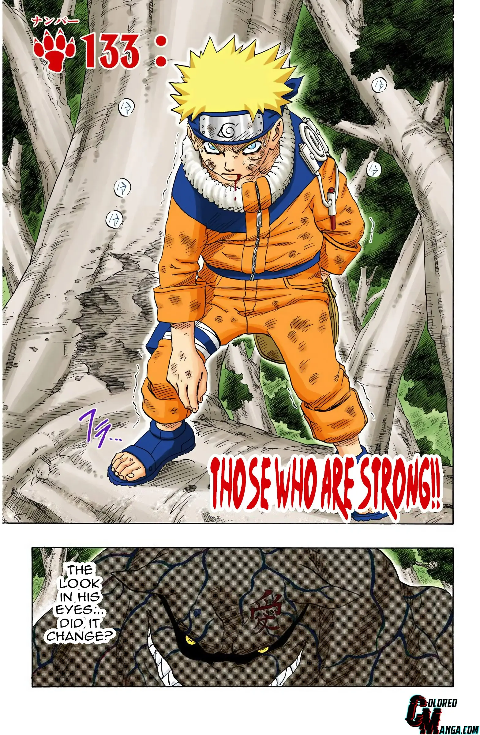 Naruto Colored Manga Online - Chapter 133 - Page 1