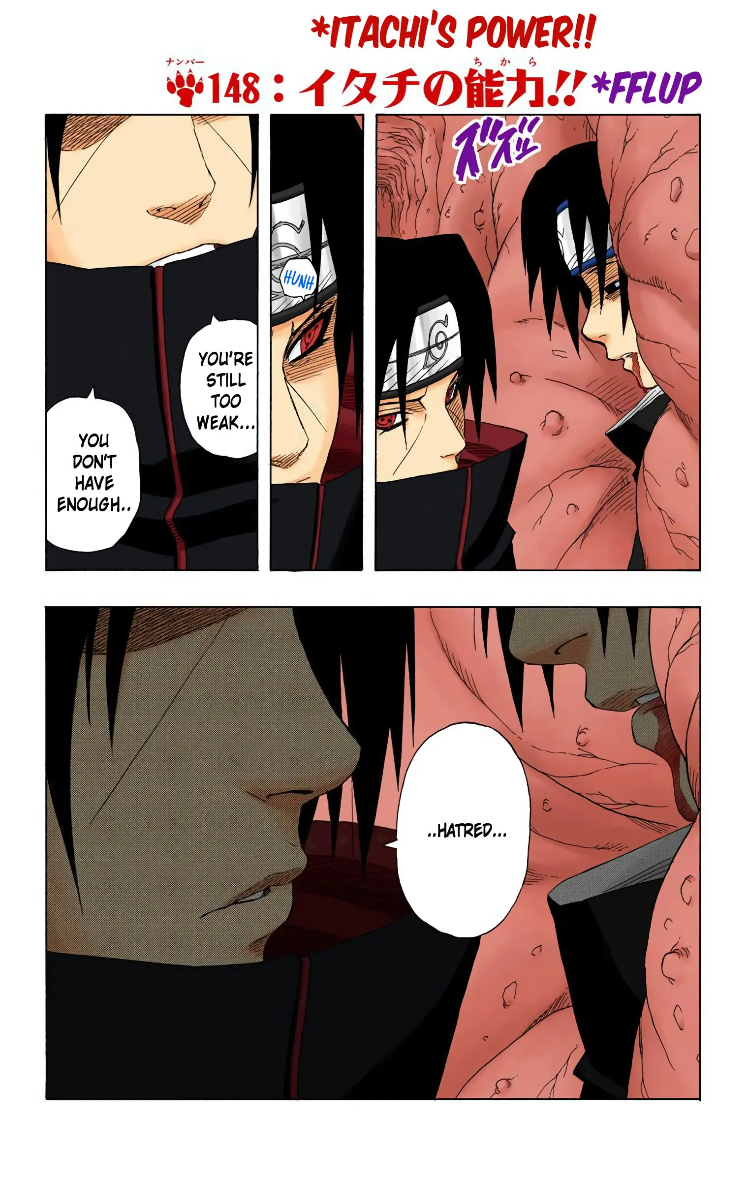 Naruto Colored Manga Online - Chapter 148 - Page 1