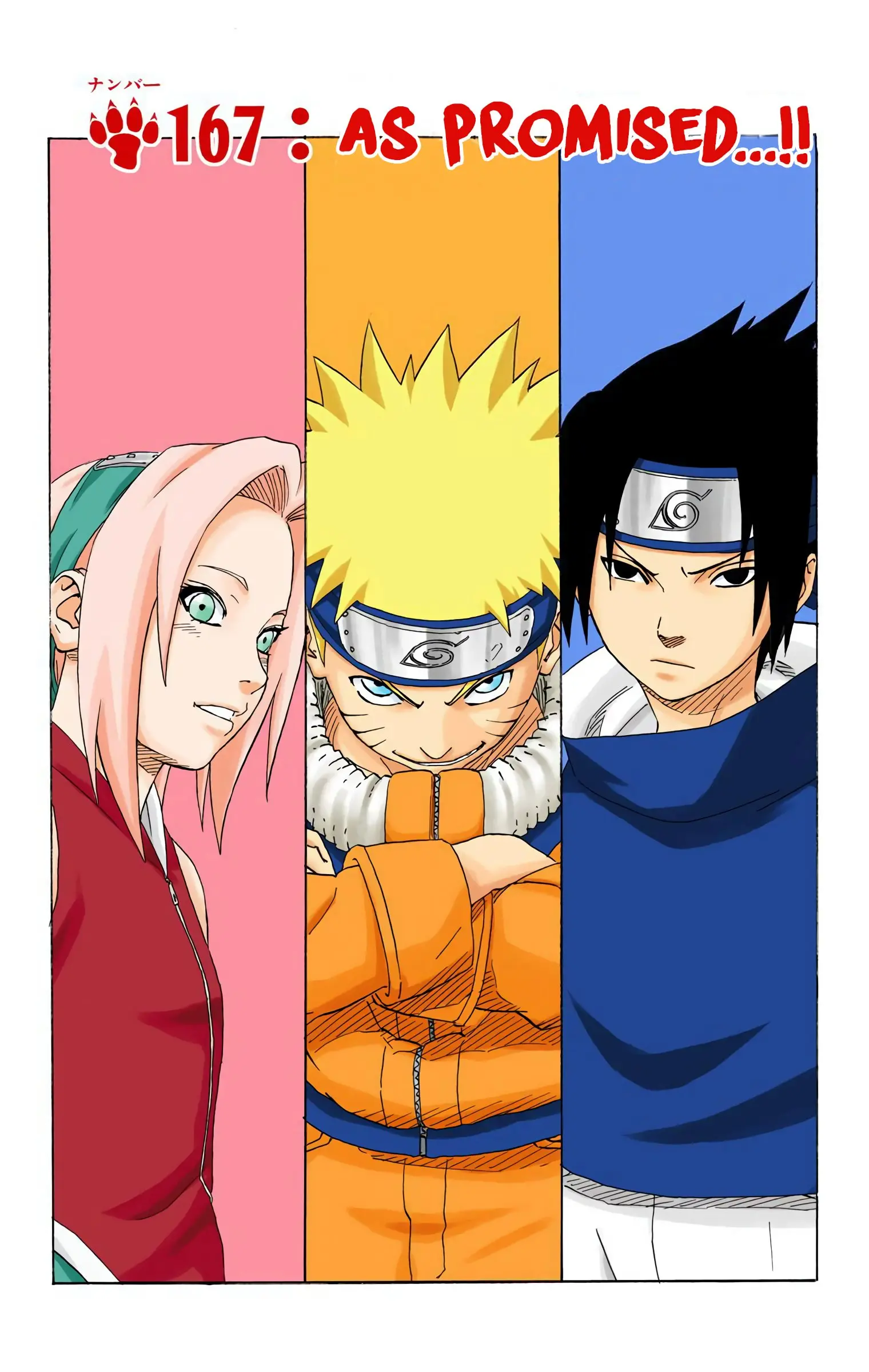 Naruto Colored Manga Online - Chapter 167 - Page 1
