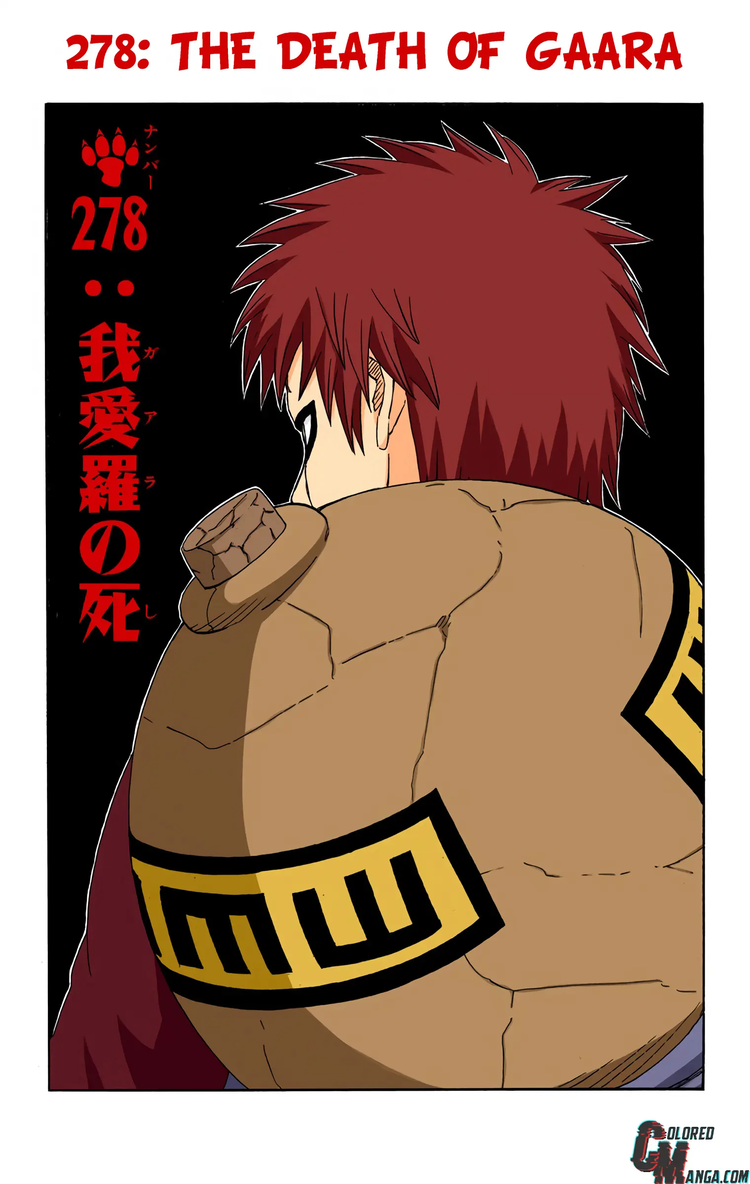Naruto Colored Manga Online - Chapter 278 - Page 1
