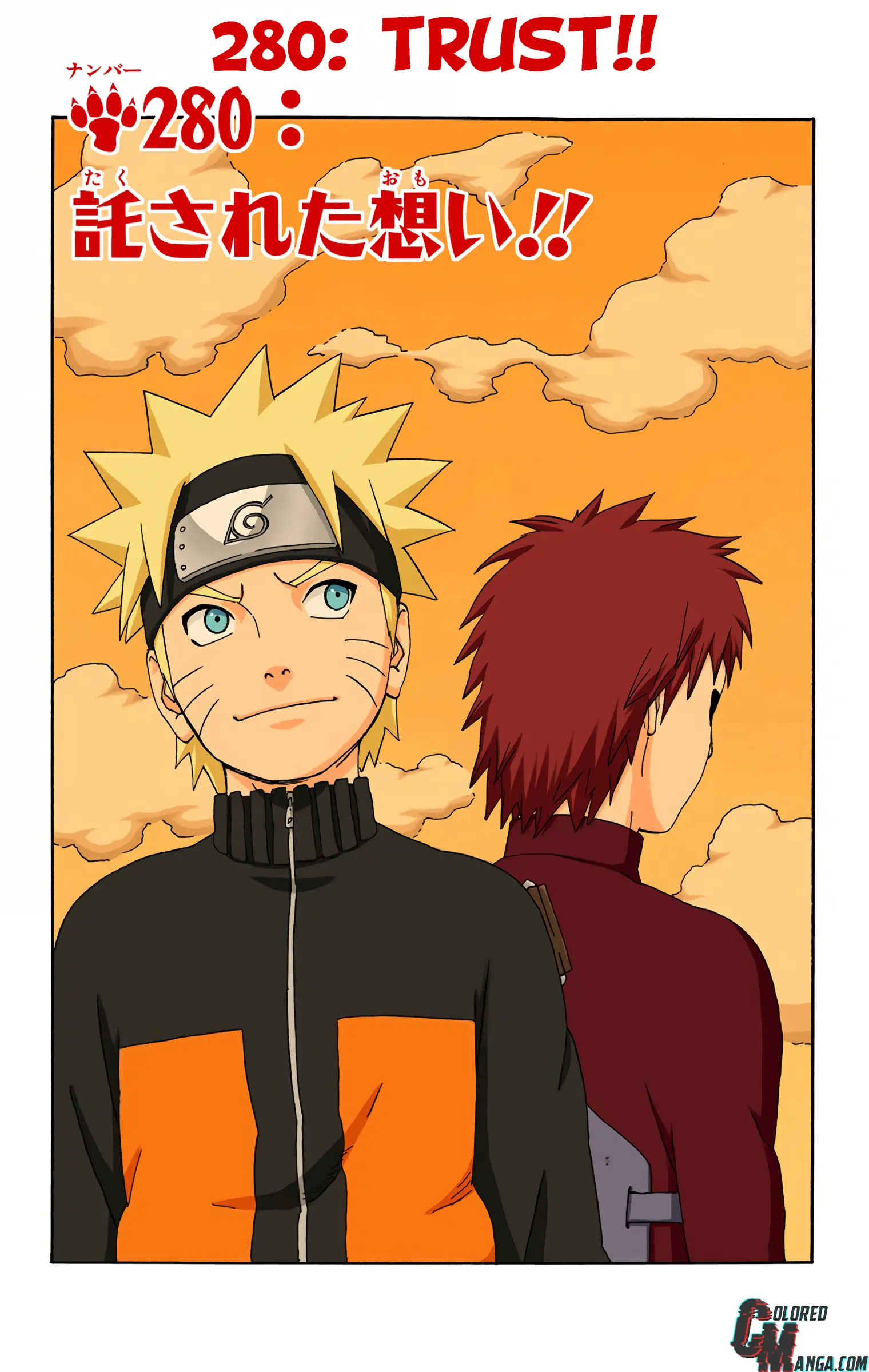 Naruto Colored Manga Online - Chapter 280 - Page 1