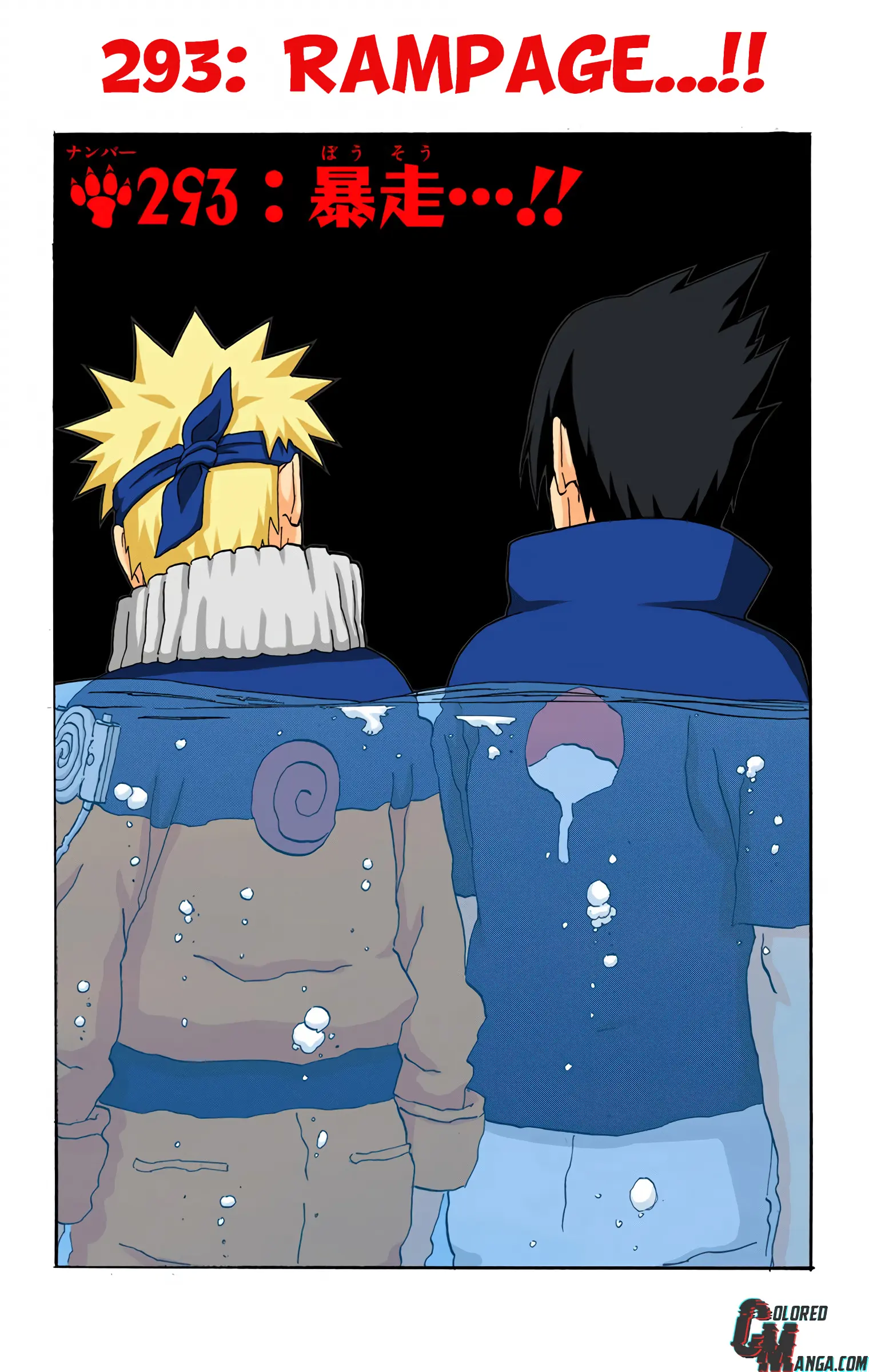 Naruto Colored Manga Online - Chapter 293 - Page 1