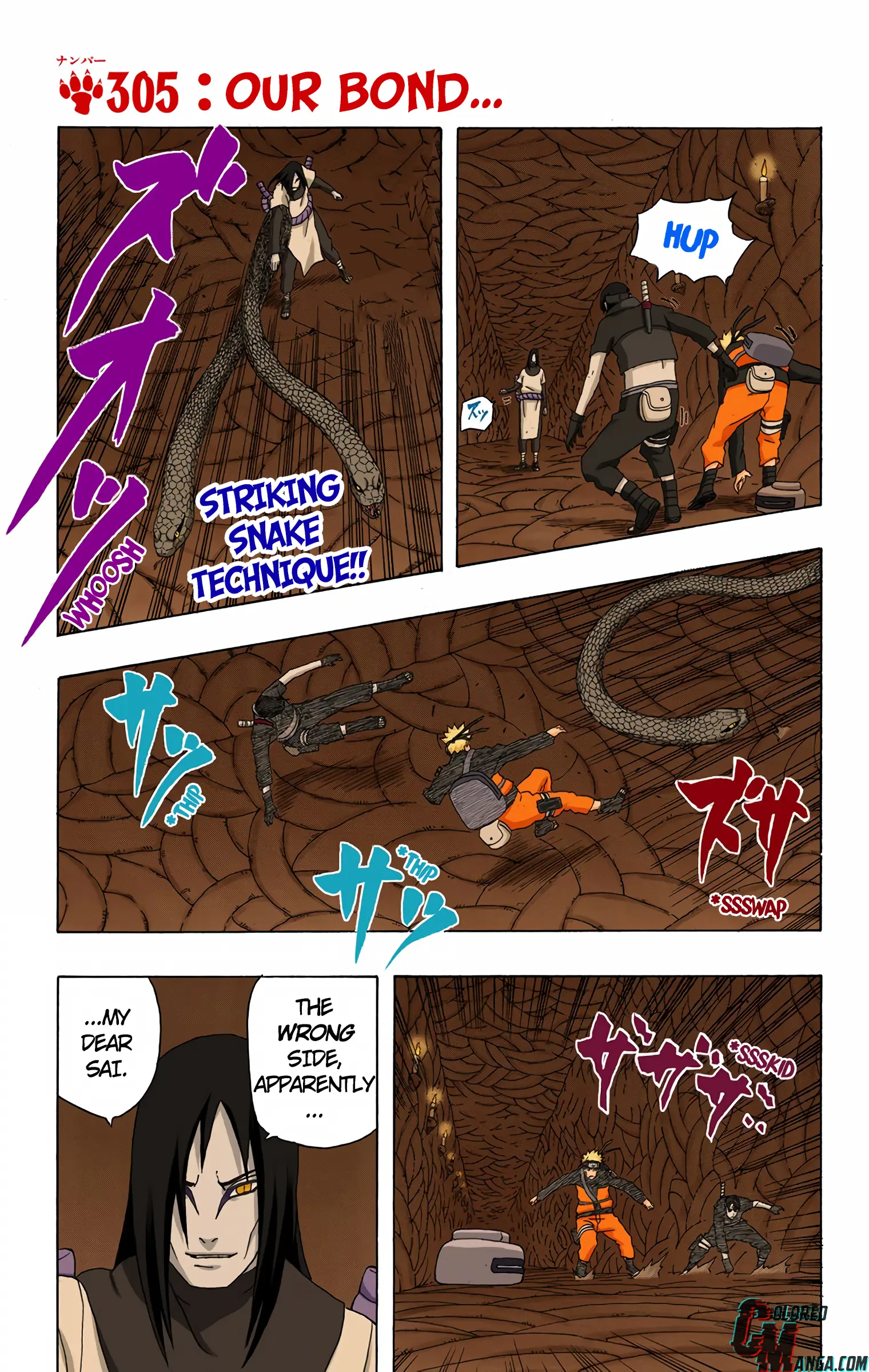 Naruto Colored Manga Online - Chapter 305 - Page 1