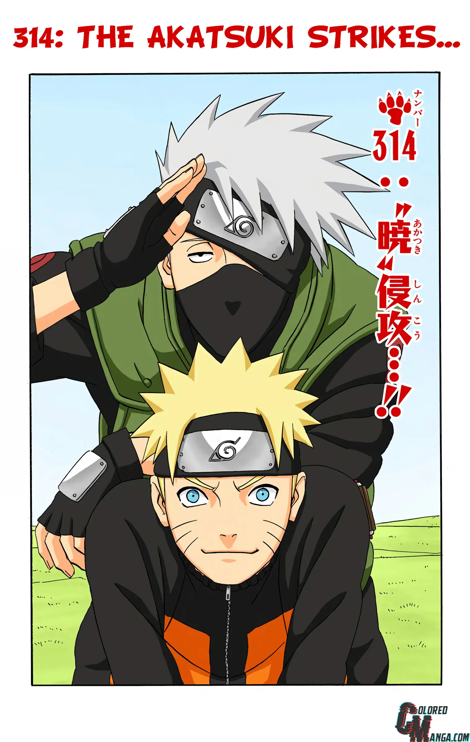 Naruto Colored Manga Online - Chapter 314 - Page 1