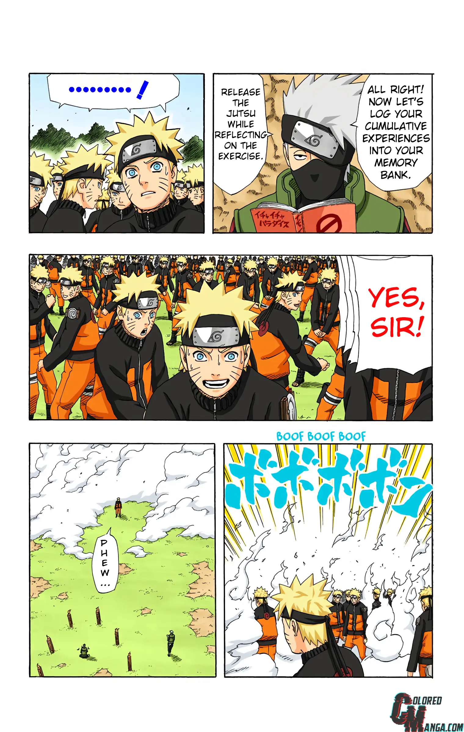 Naruto Colored Manga Online - Chapter 318 - Page 1