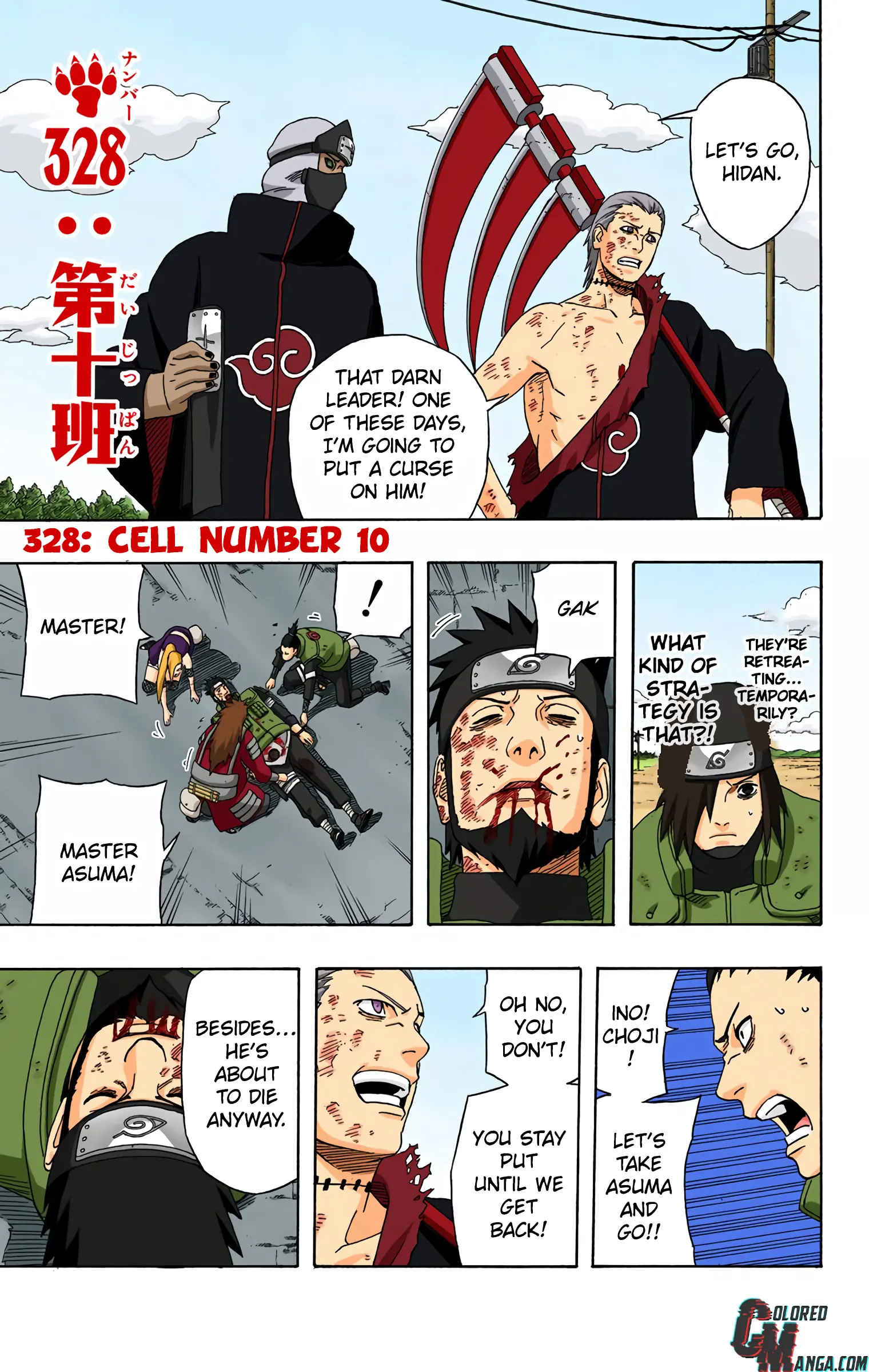 Naruto Colored Manga Online - Chapter 328 - Page 1