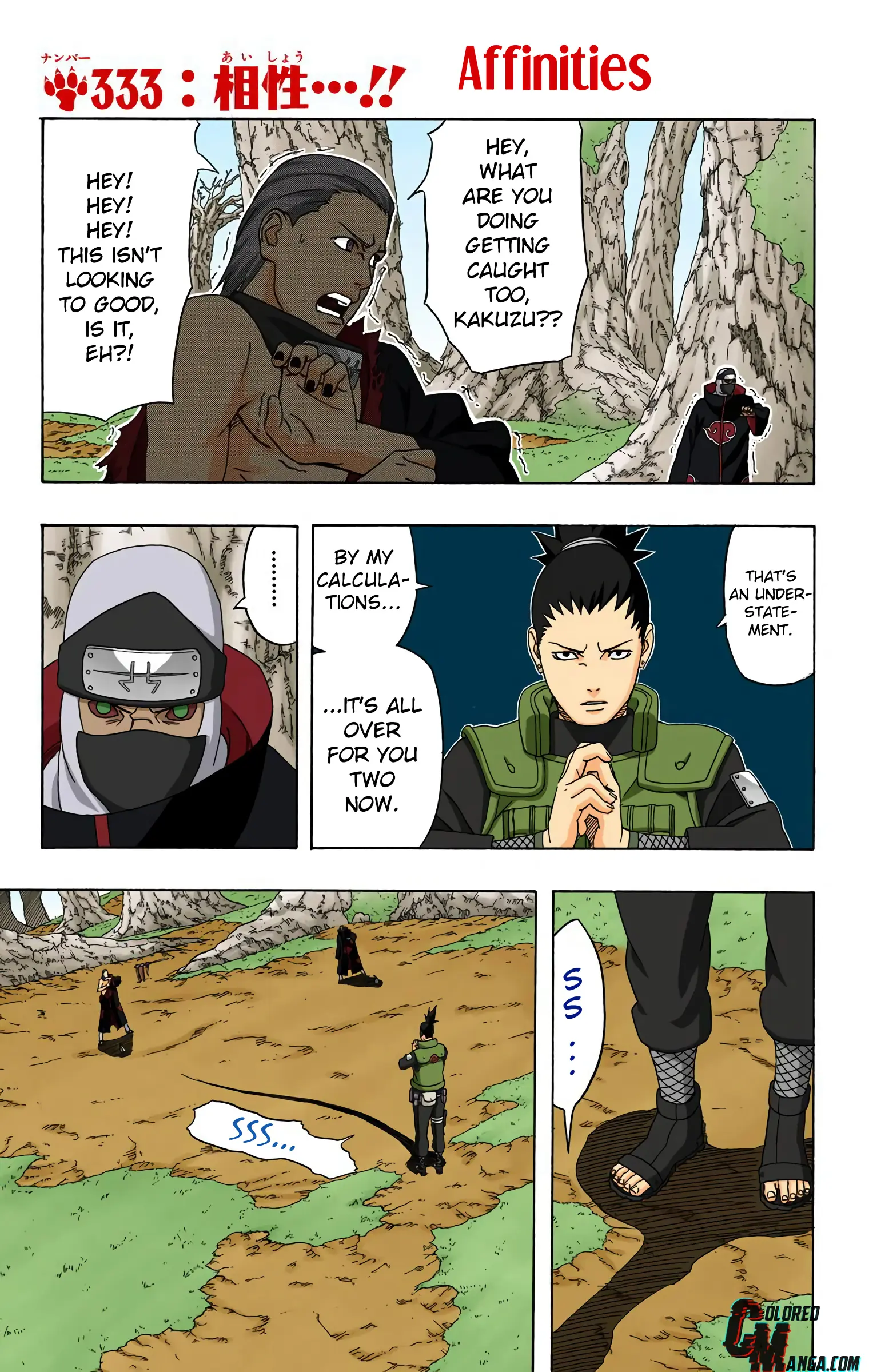Naruto Colored Manga Online - Chapter 333 - Page 1