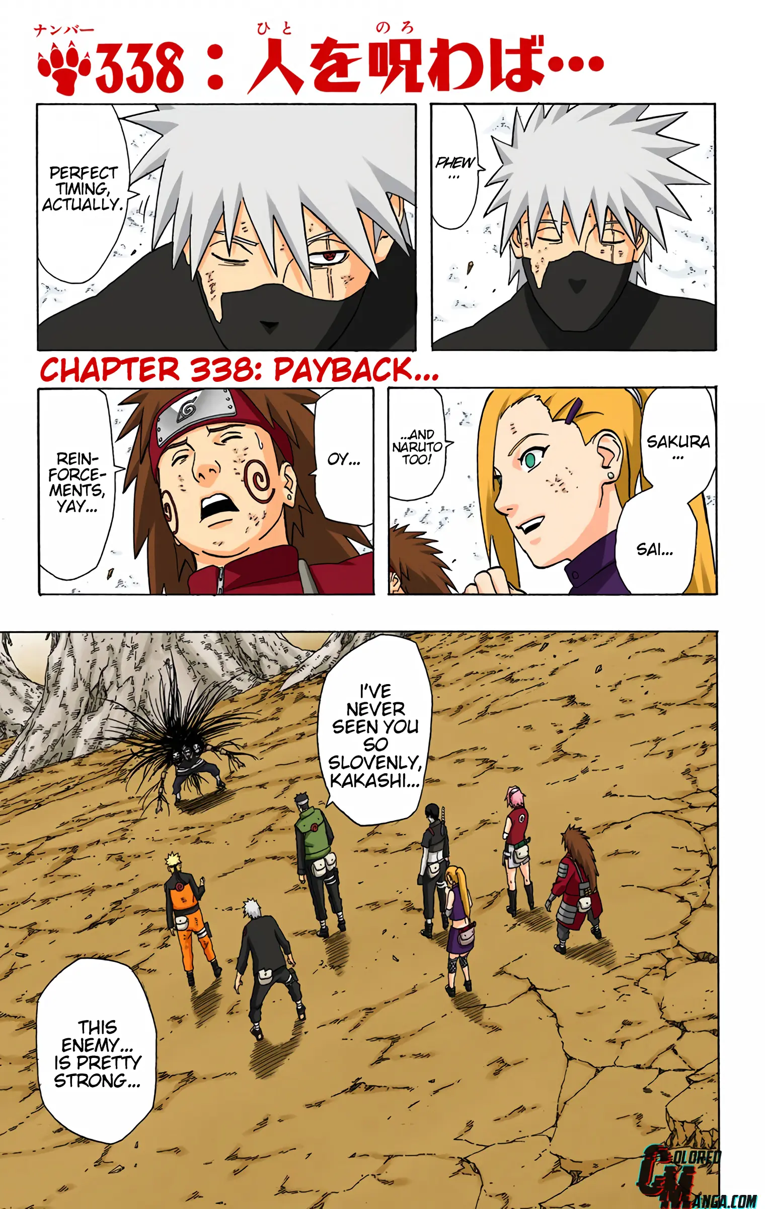 Naruto Colored Manga Online - Chapter 338 - Page 1