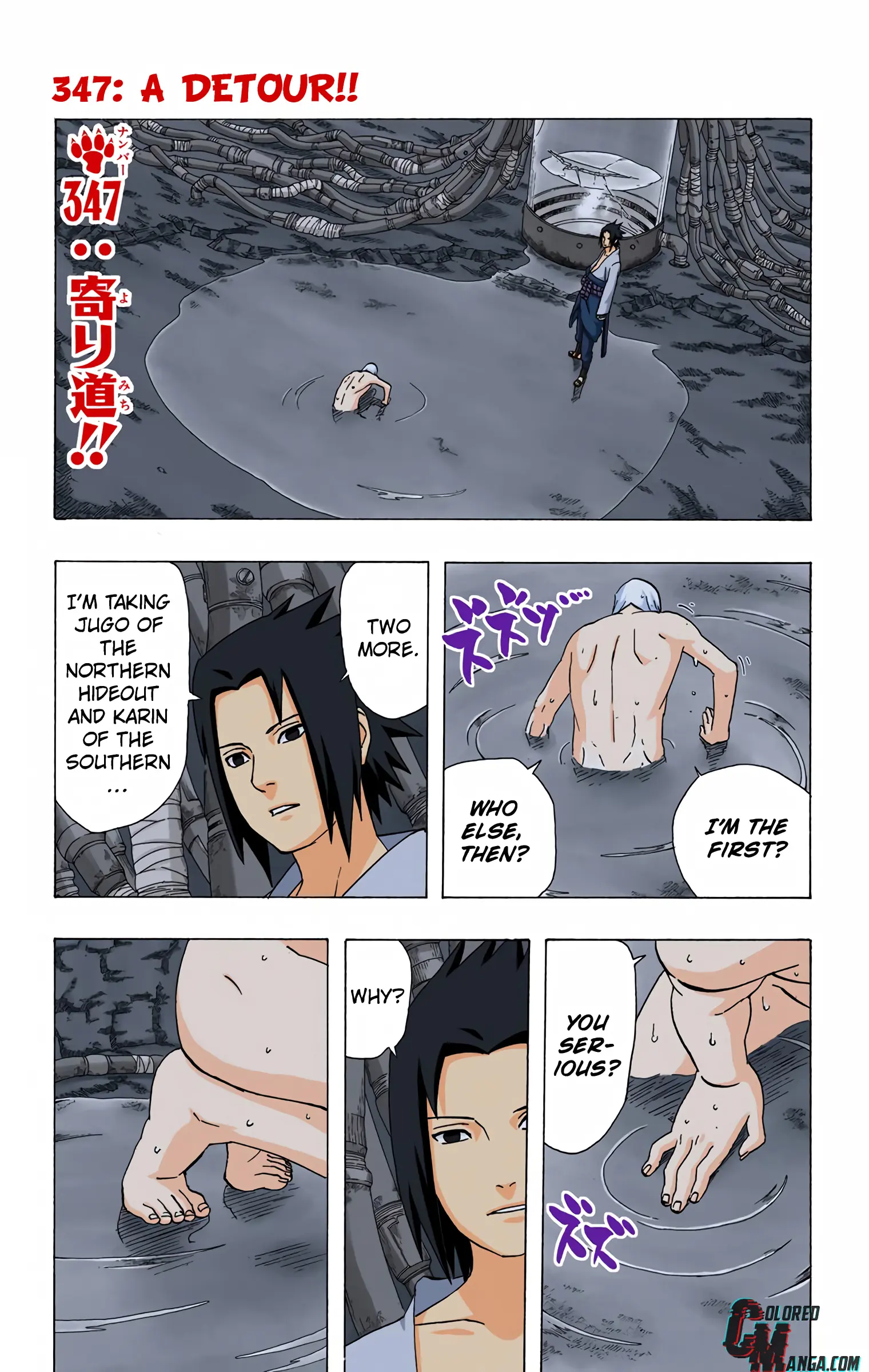 Naruto Colored Manga Online - Chapter 347 - Page 1