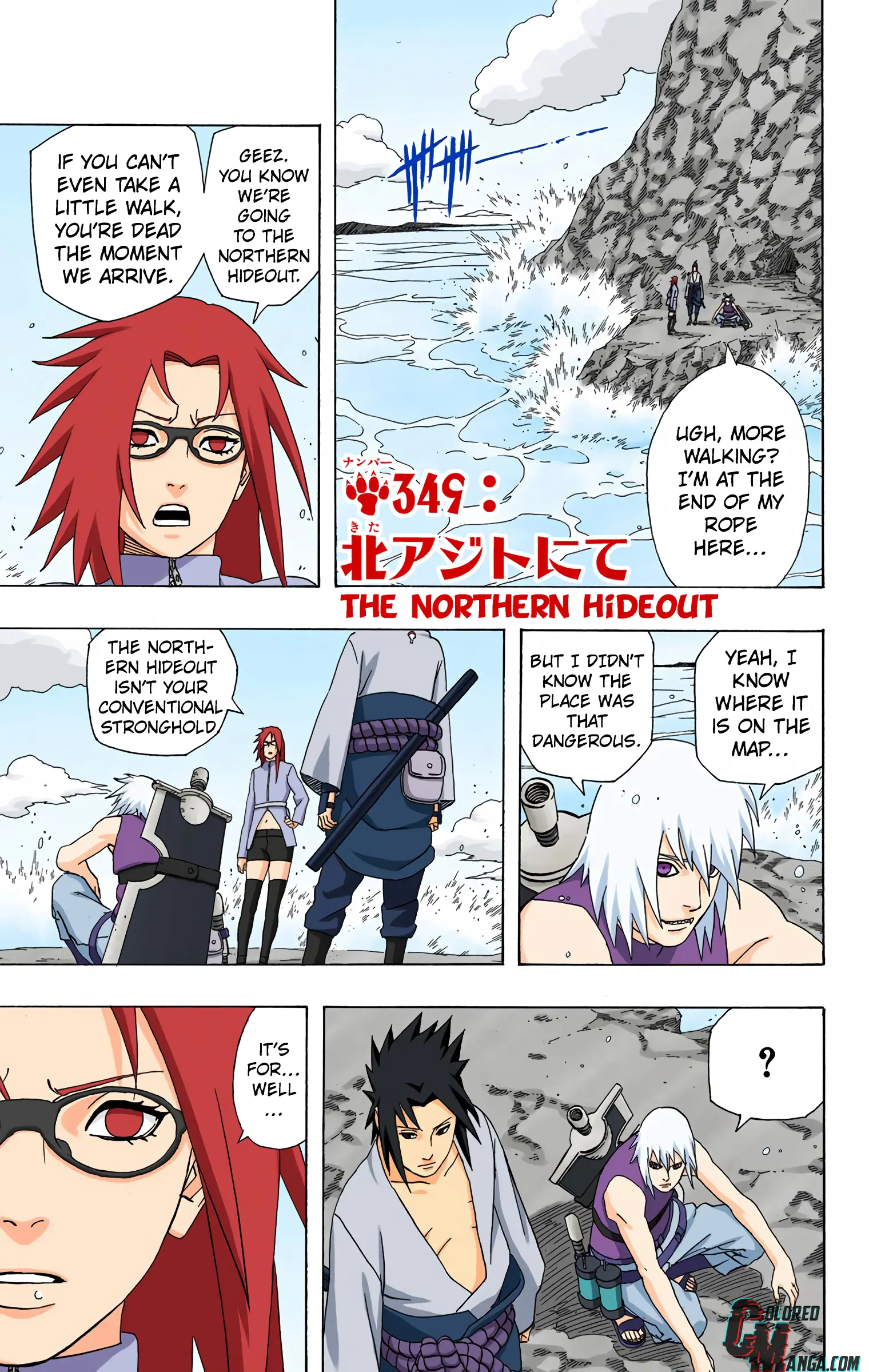 Naruto Colored Manga Online - Chapter 349 - Page 1