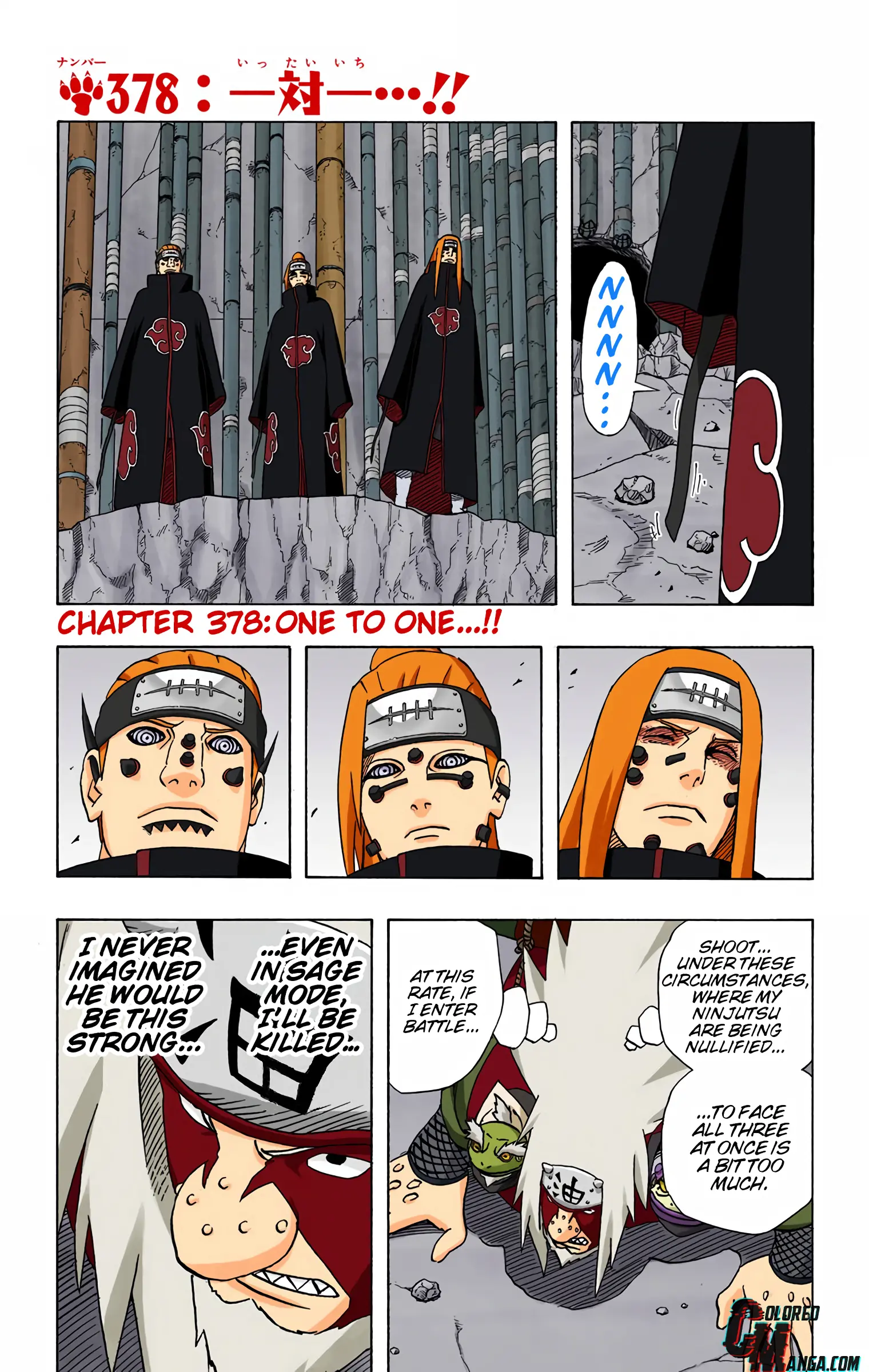 Naruto Colored Manga Online - Chapter 378 - Page 1