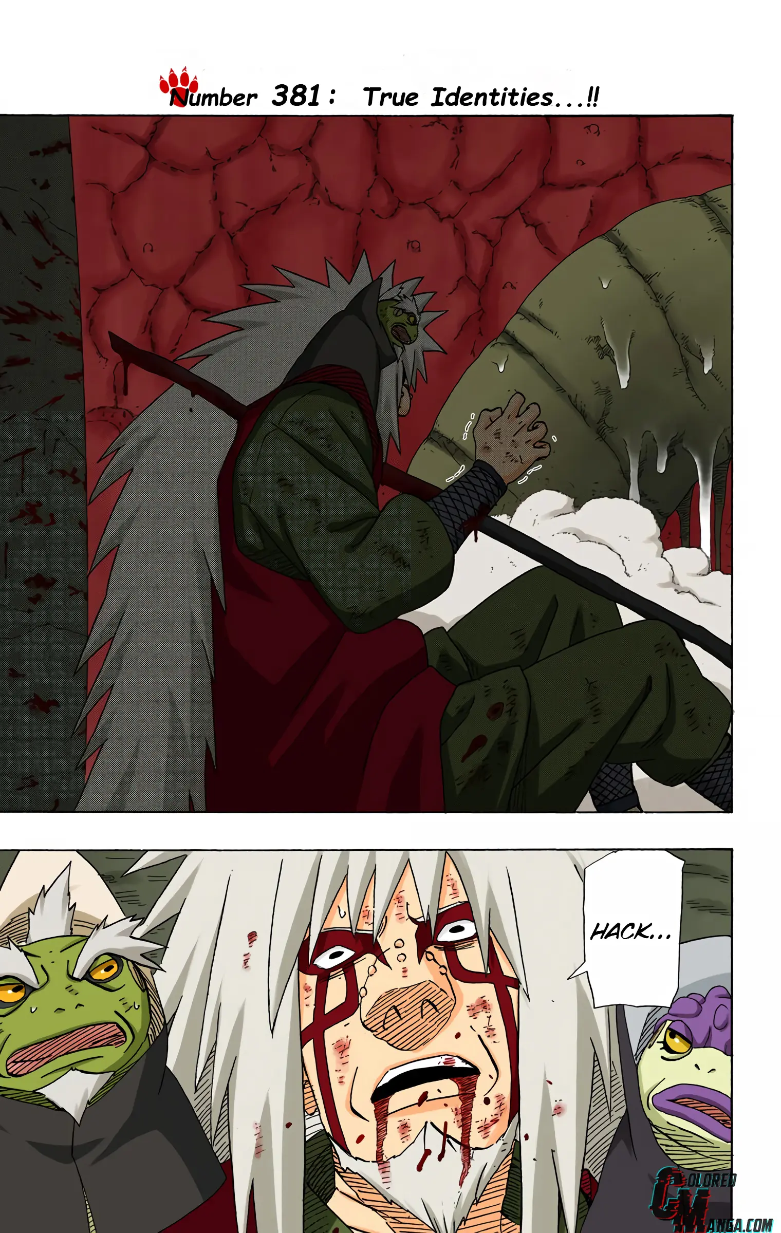 Naruto Colored Manga Online - Chapter 381 - Page 1