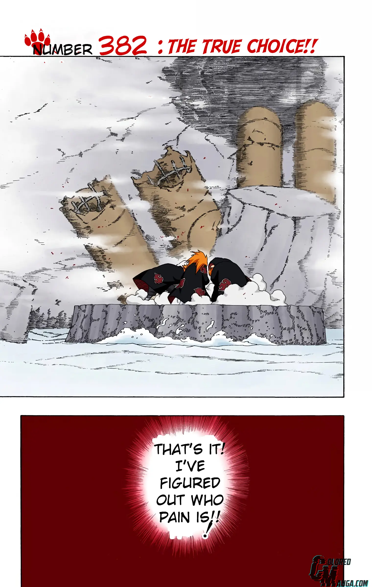 Naruto Colored Manga Online - Chapter 382 - Page 1