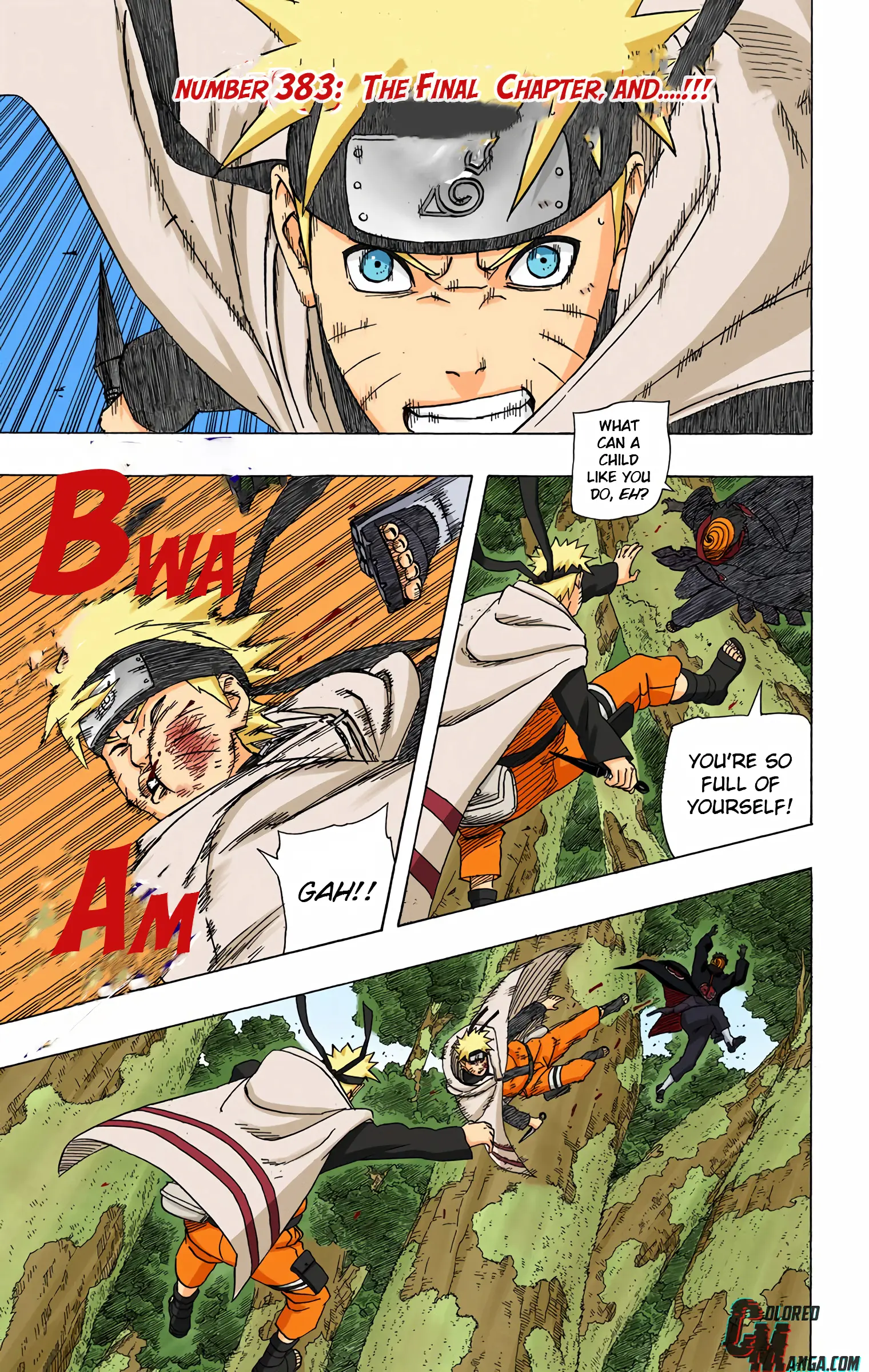 Naruto Colored Manga Online - Chapter 383 - Page 1