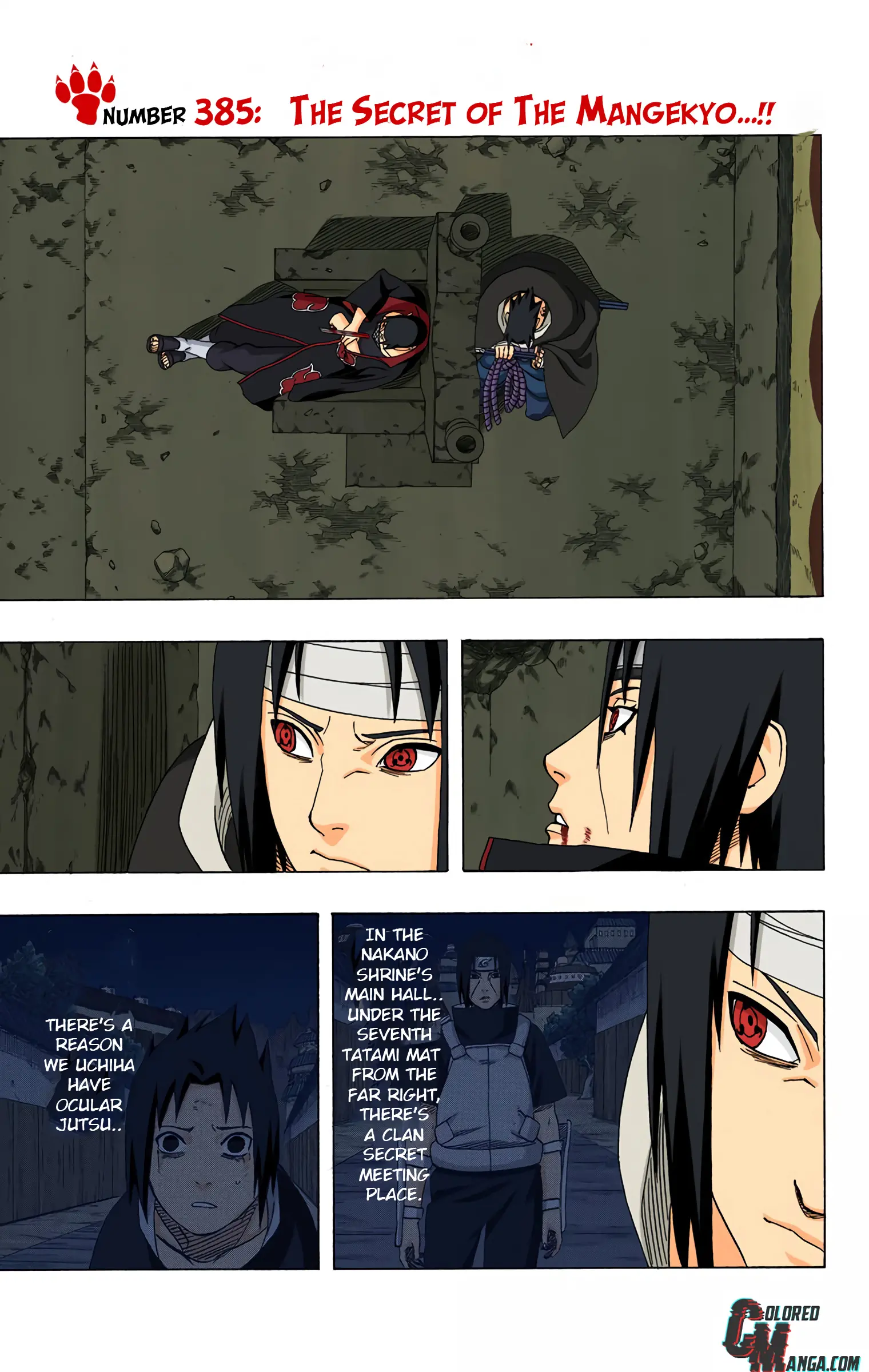 Naruto Colored Manga Online - Chapter 385 - Page 1