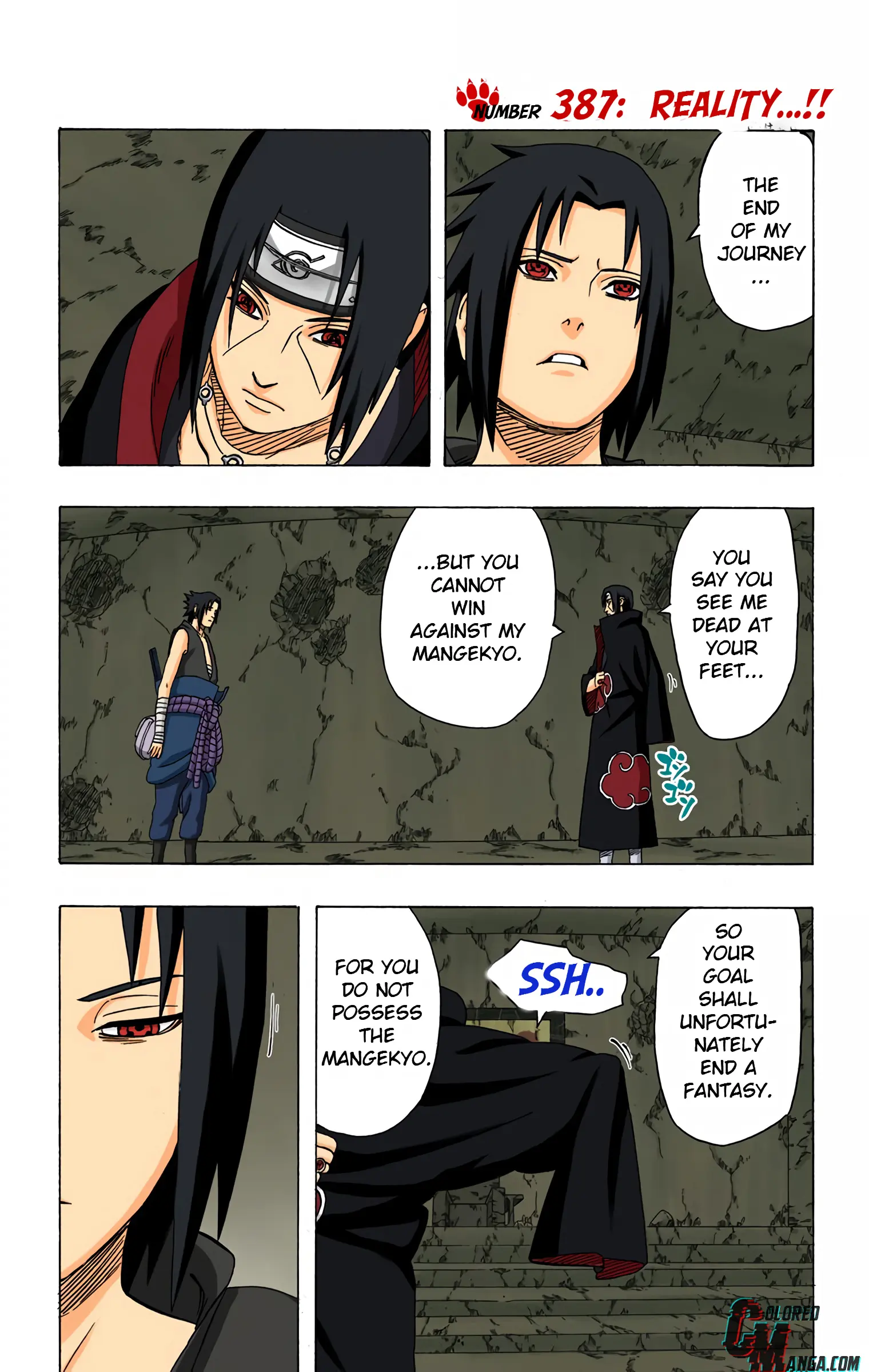 Naruto Colored Manga Online - Chapter 387 - Page 1