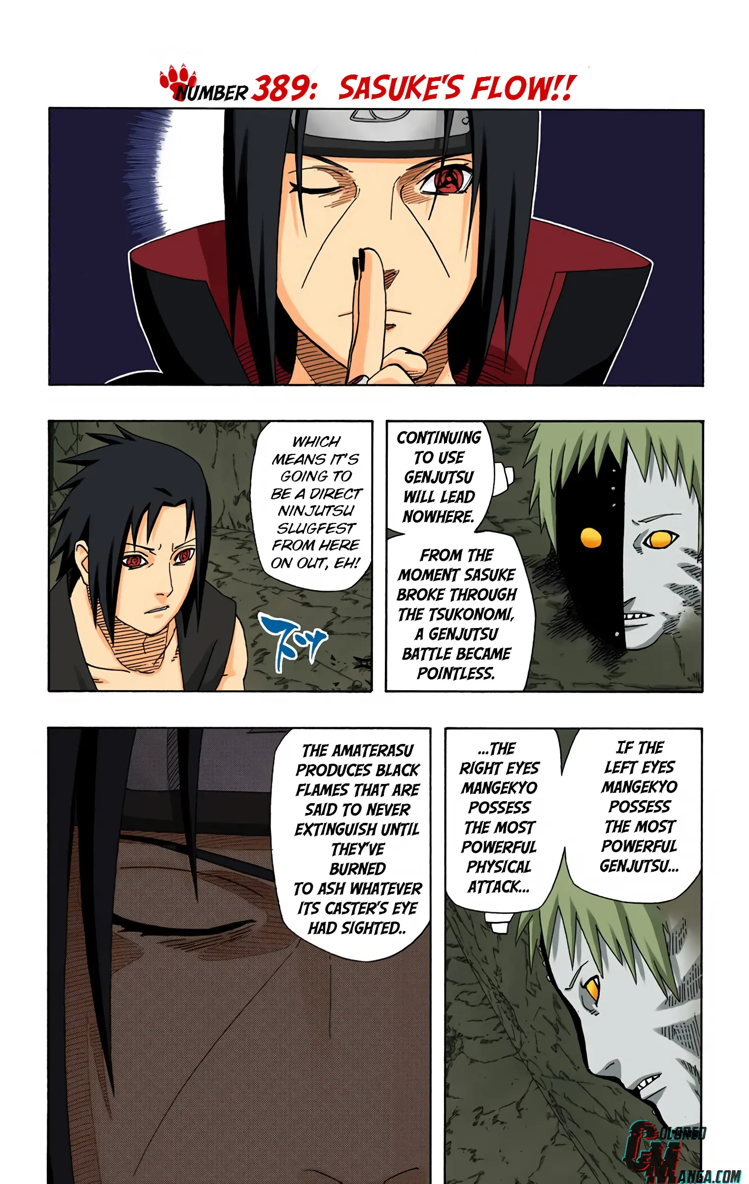 Naruto Colored Manga Online - Chapter 389 - Page 1
